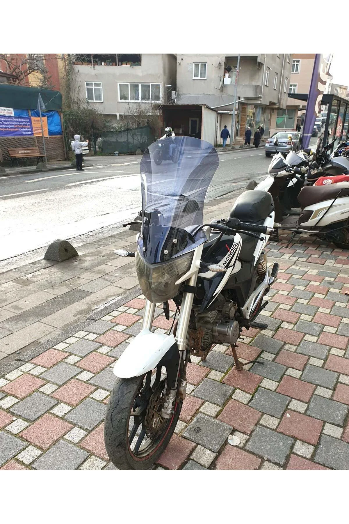Mondial 180 Z One S Ön Cam 58cm 2014-2022 Model Füme Renkli