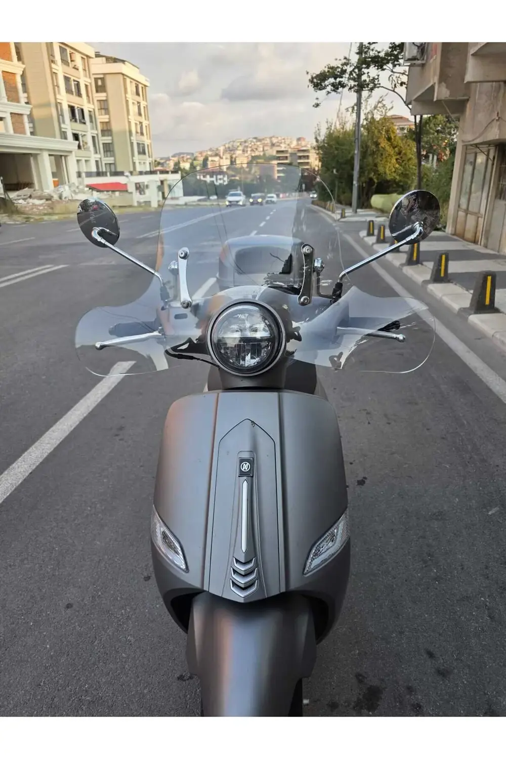 Mondial Exon 125 Siperlik Ön Cam 2023-2025 Model 39cm Şeffaf Renk