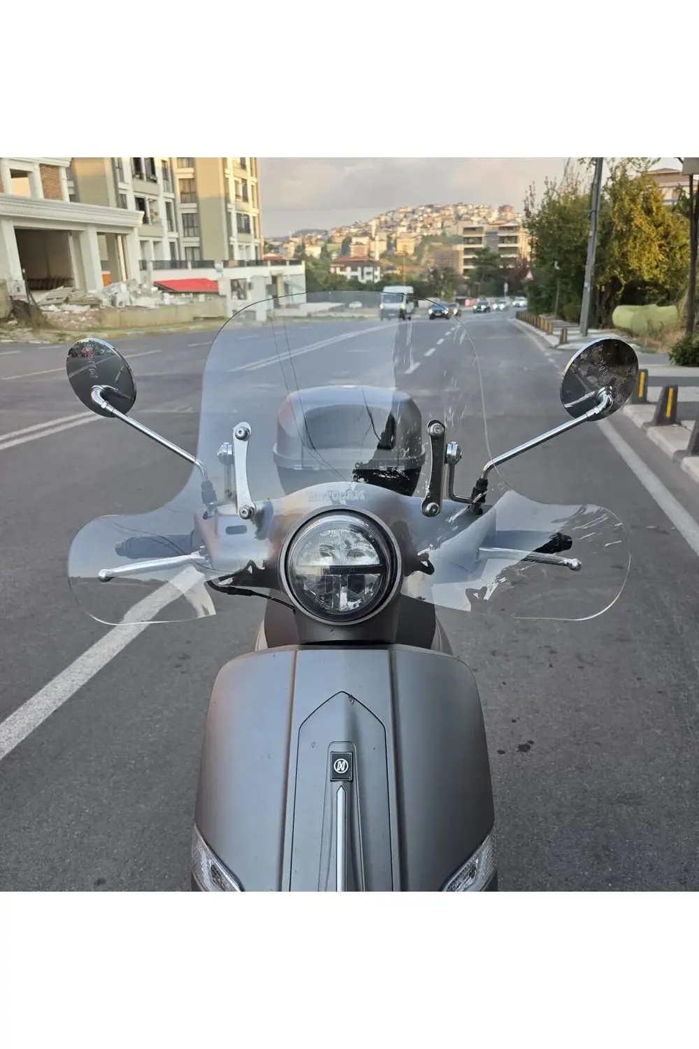 Mondial Exon 125 Siperlik Ön Cam 2023-2025 Model 39cm Şeffaf Renk
