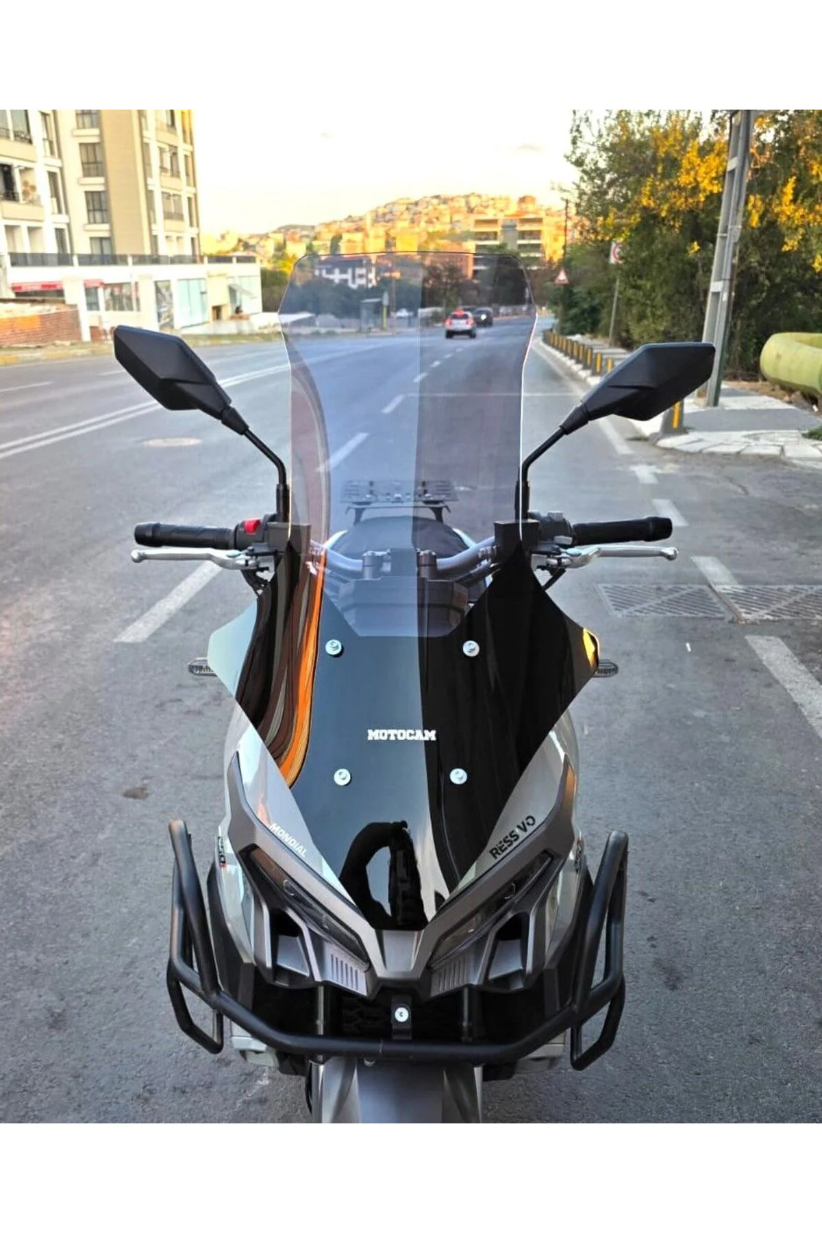 Mondial Ressivo 250 Ön Cam 2023-2026 Model 78cm Füme Renkli 4mm