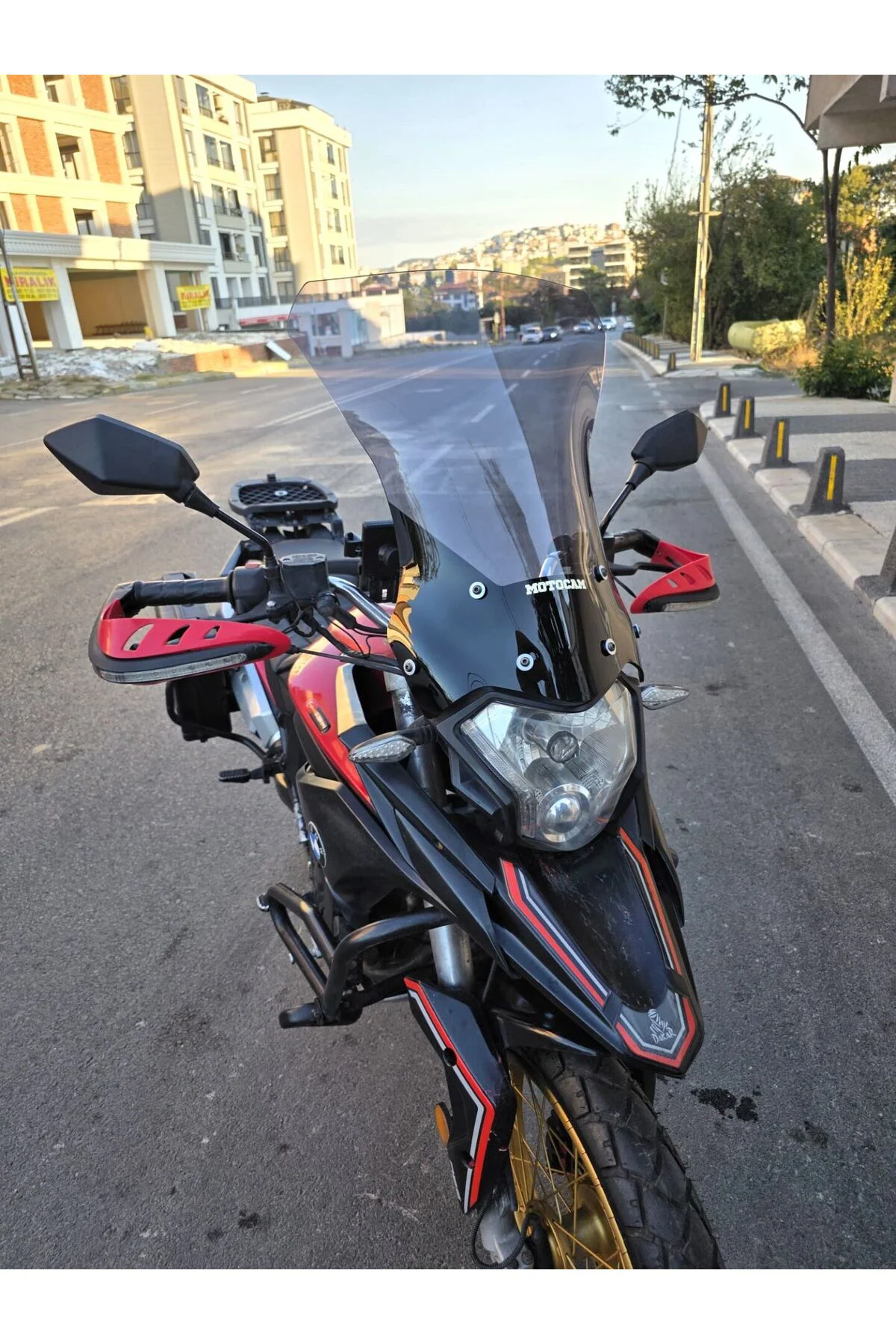 Mondial Rx3 İ Evo Ön Cam 2015-2022 Model 52cm Füme Renkli 4mm UZU