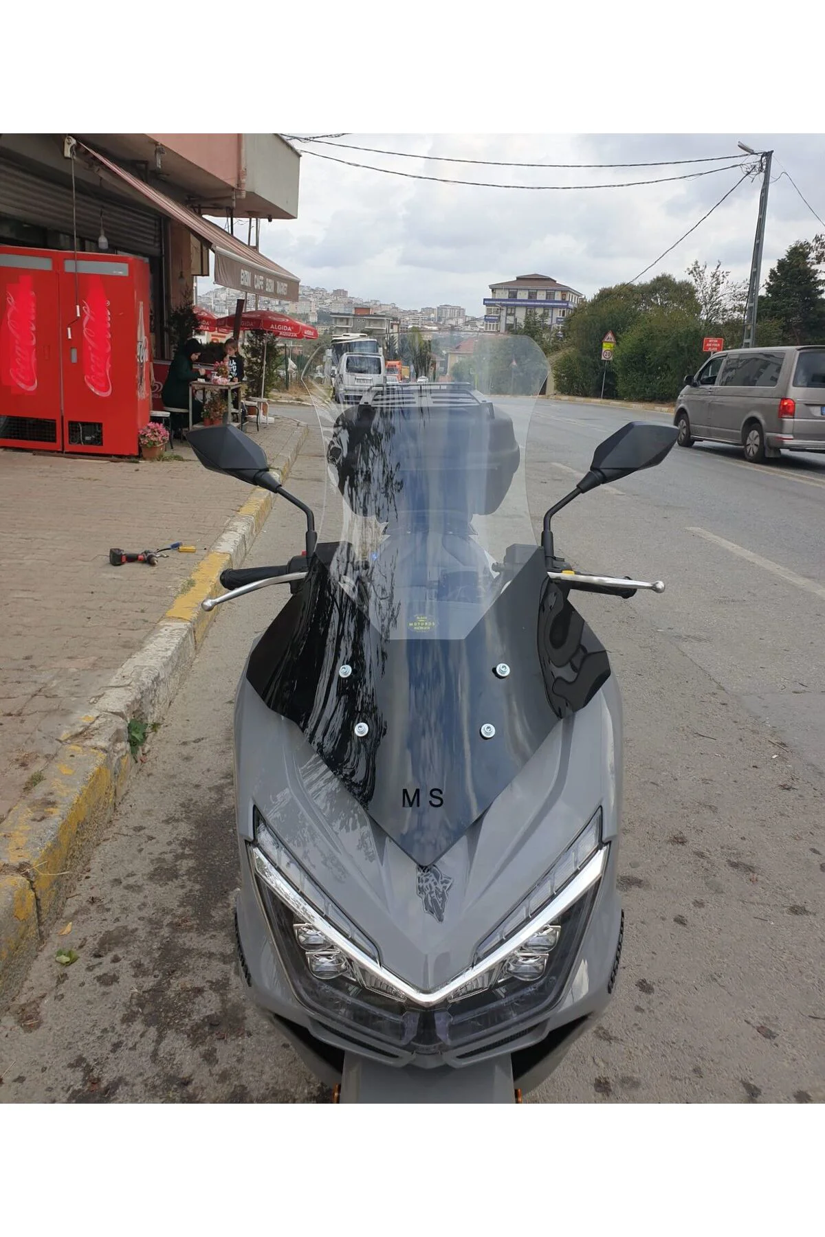 Mondial Strada 125 Ön Cam 2023-2026 Model 75cm Şeffaf Renkli 4mm 