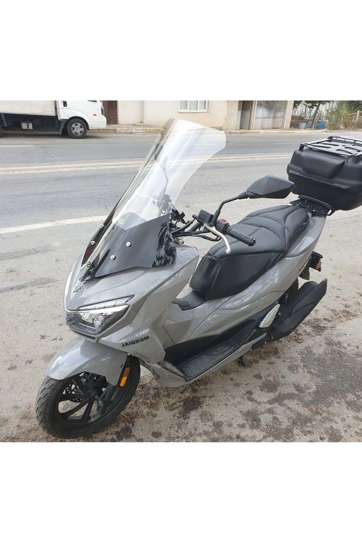 Mondial Strada 125 Ön Cam 2023-2026 Model 75cm Şeffaf Renkli 4mm 