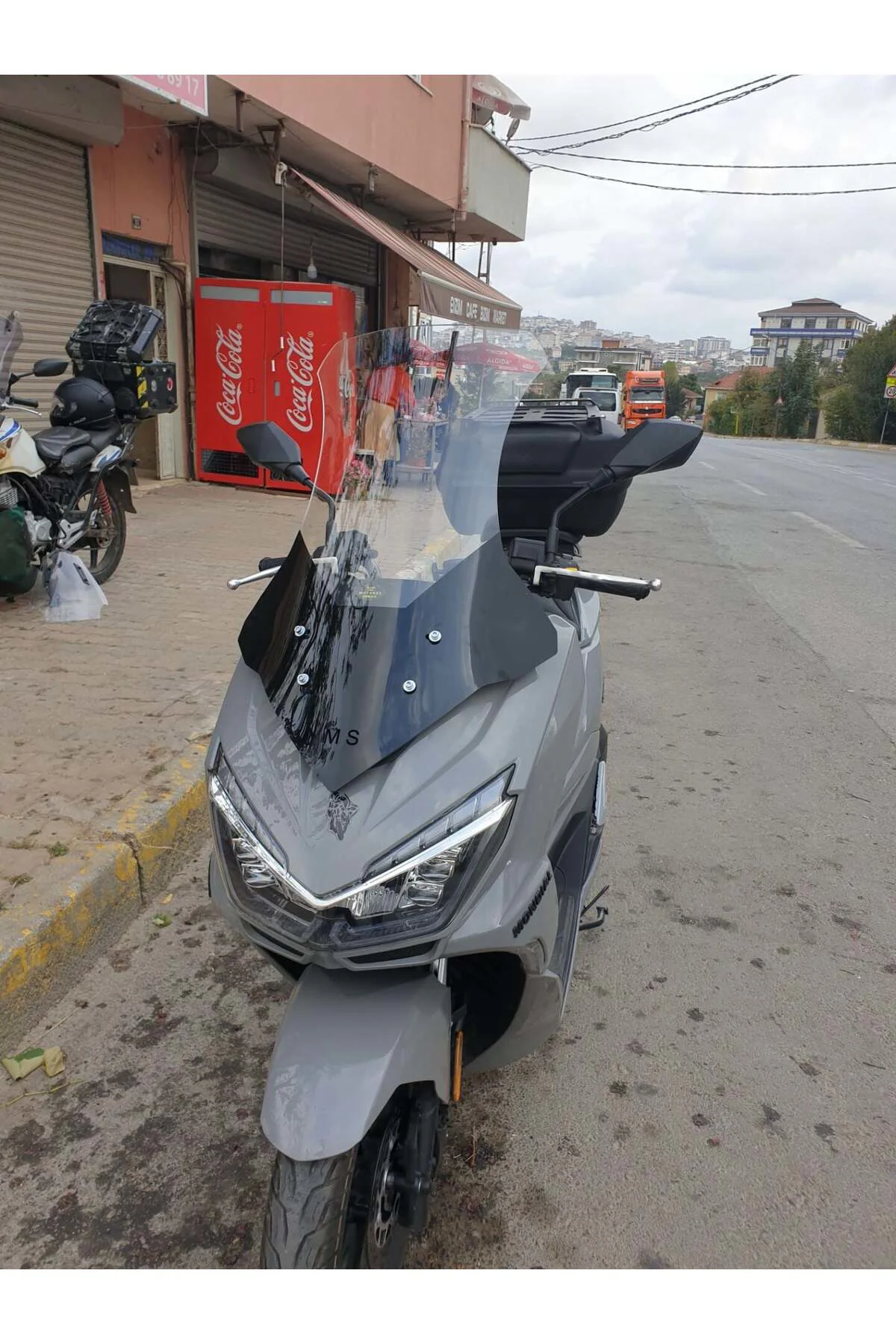 Mondial Strada 125 Ön Cam 2023-2026 Model 75cm Şeffaf Renkli 4mm 