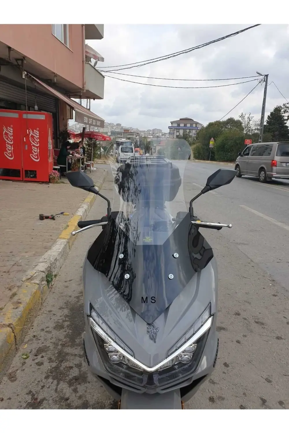 Mondial Strada 125 Ön Cam 2023-2025 Model 75cm Şeffaf Renkli 4mm