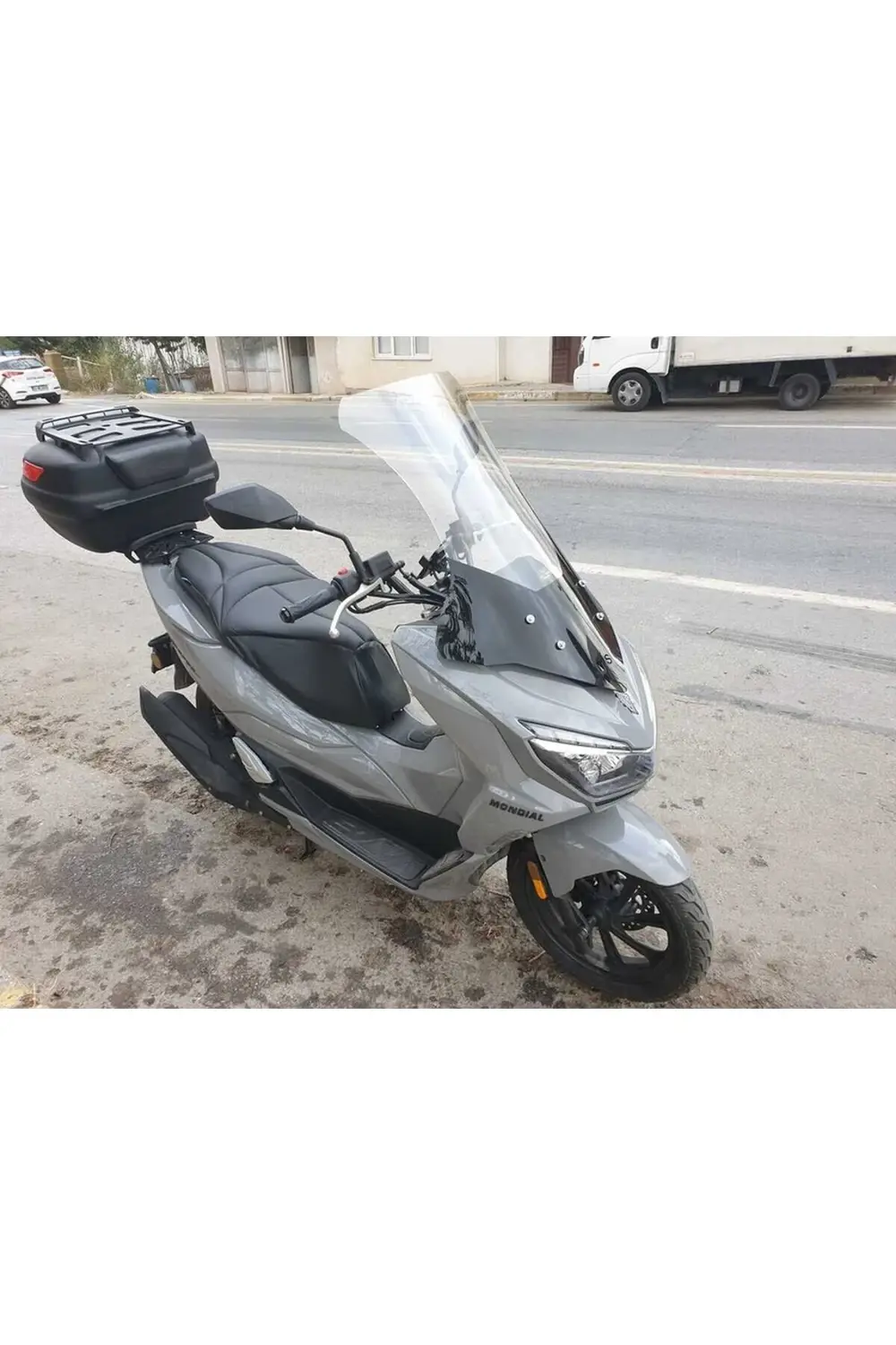 Mondial Strada 125 Ön Cam 2023-2025 Model 75cm Şeffaf Renkli 4mm