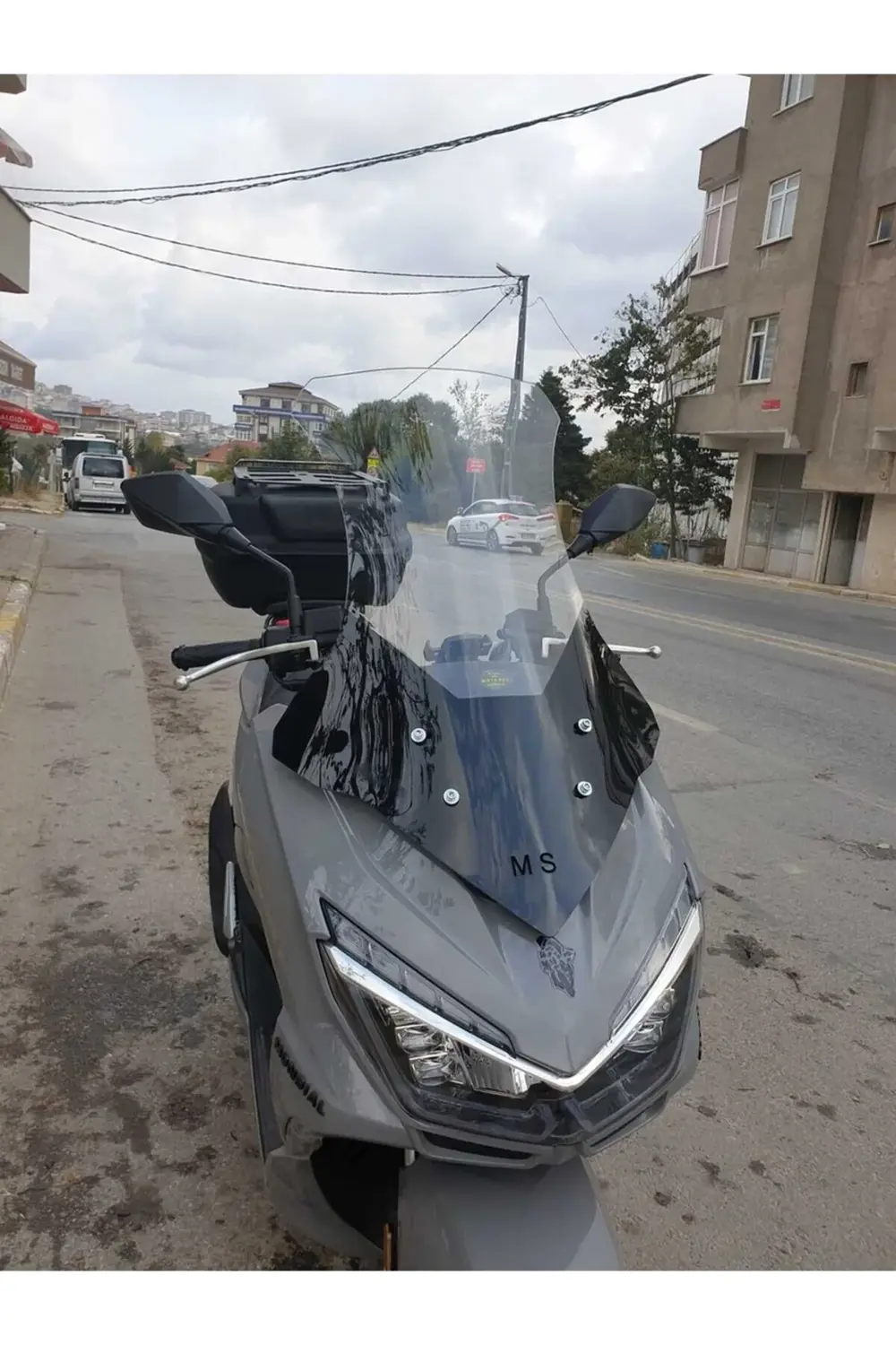 Mondial Strada 125 Ön Cam 2023-2025 Model 75cm Şeffaf Renkli 4mm