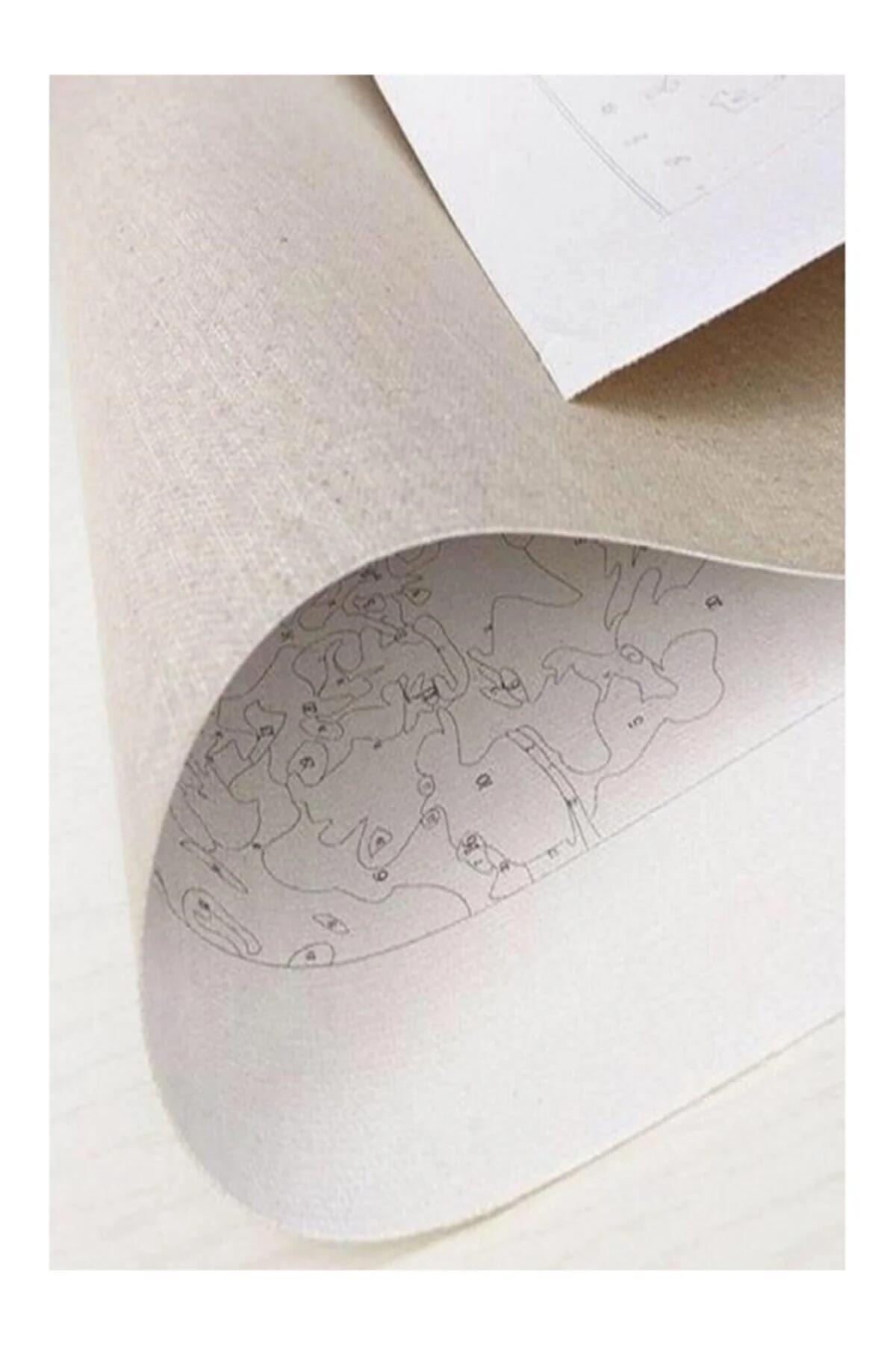 Monet Gün Doğumu Sayılarla Boyama Seti KASNAKLI DUVARA ASILABİLİR Duvar Sticker