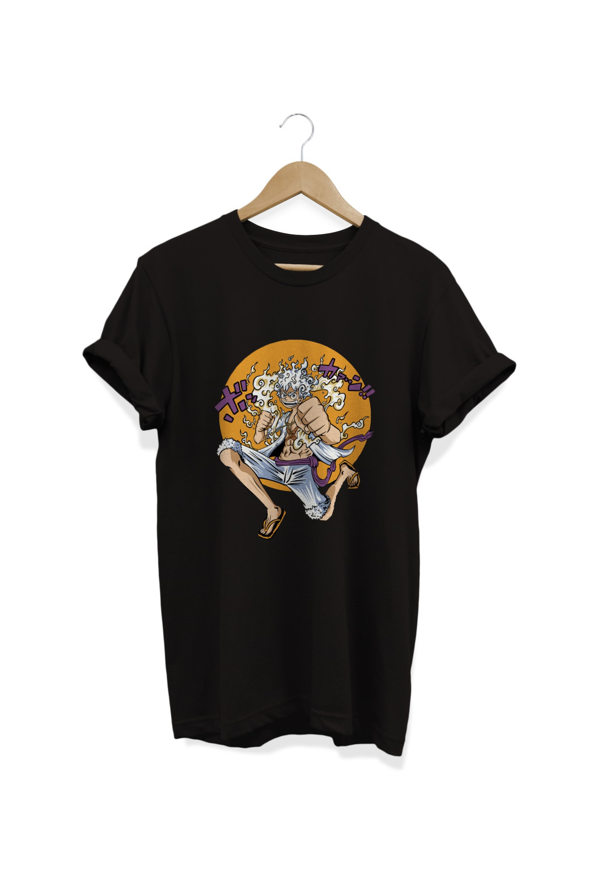 Remonz Monkey D Luffy Gear 5 Joyboy One Piece Anime Oversize T-Shirt %10