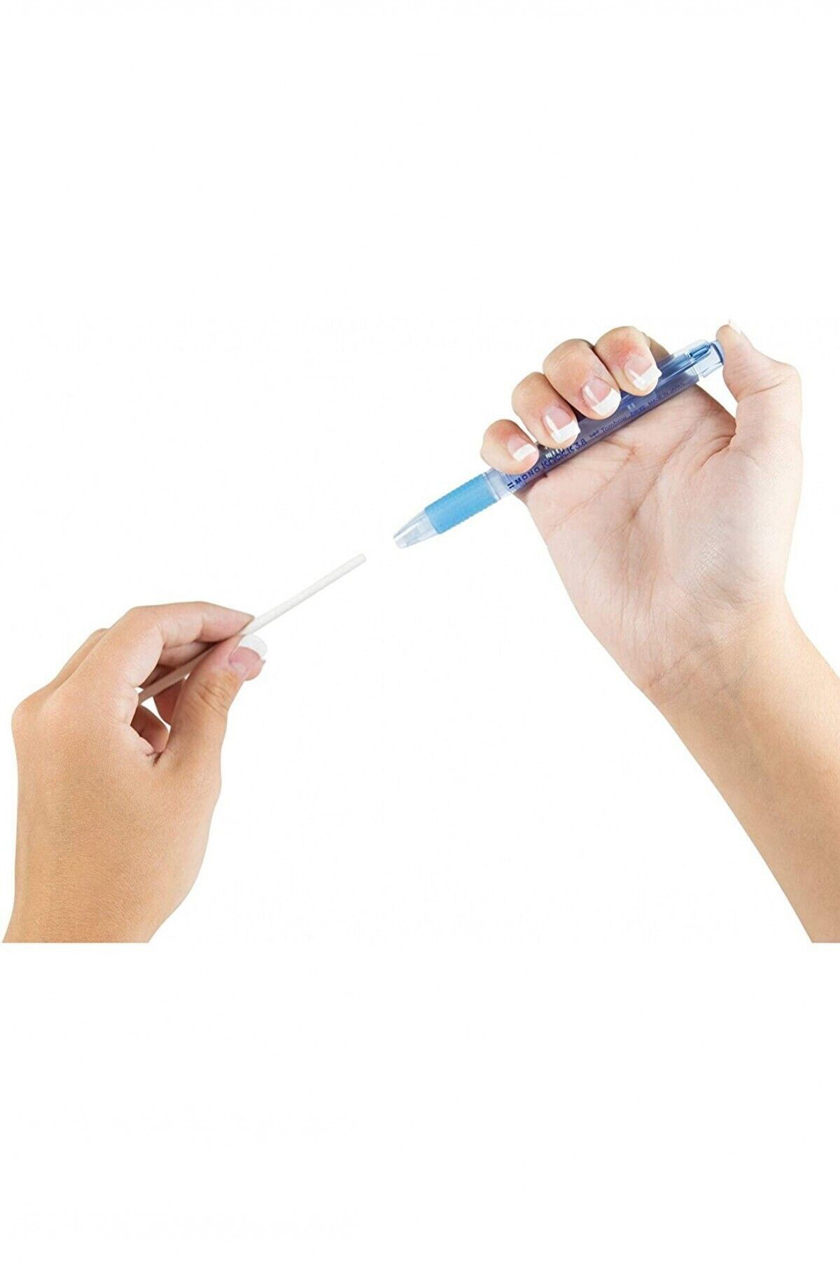 Tombow Mono Knock 3.8Mm Kalem Silgi Şeffaf Mavi