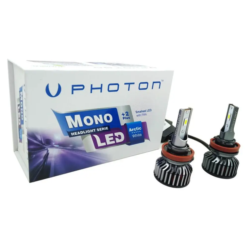 Mono  Led Xenon H11 12-24V  Fanlı