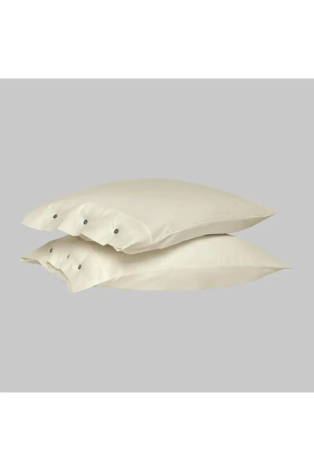 Monochrome %100 Pamuk Saten Yastık Kılıfı Cream