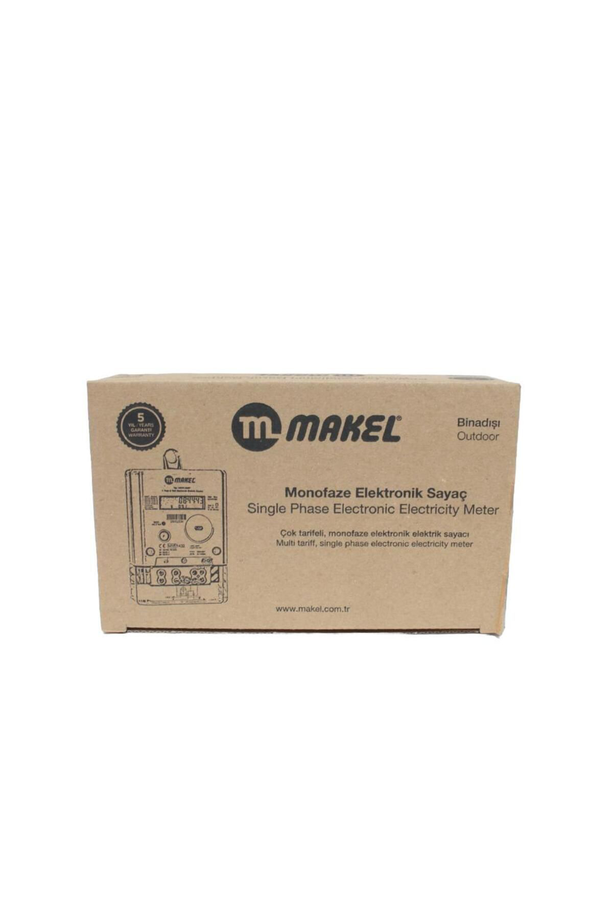 Monofaze 1 Faz 2 Telli Elektrik Sayacı