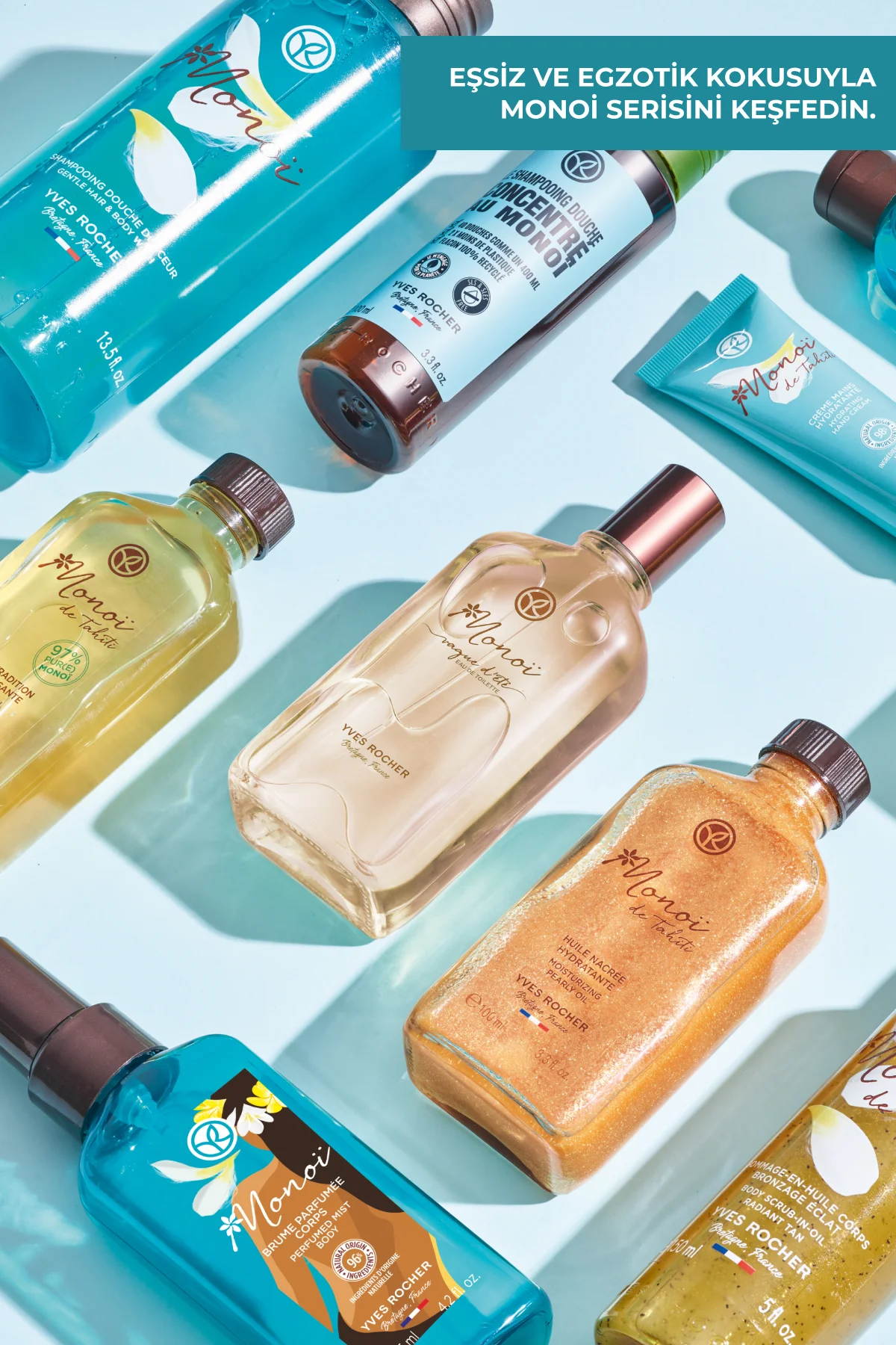 Monoi Konsantre Saç Ve Vücut Şampuanı-100ml