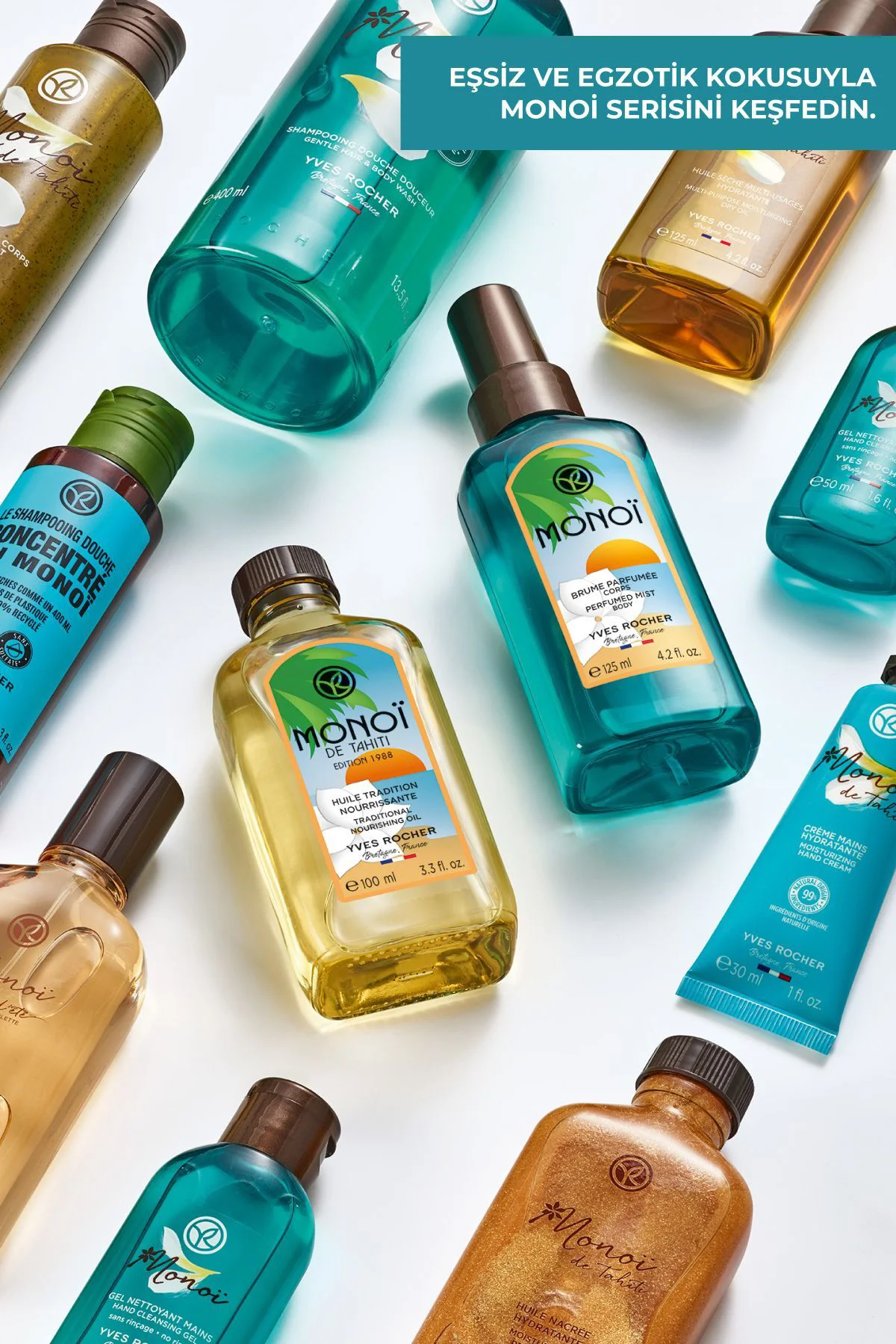 Monoi Saç ve Vücut Yağı-100 ml- 81225