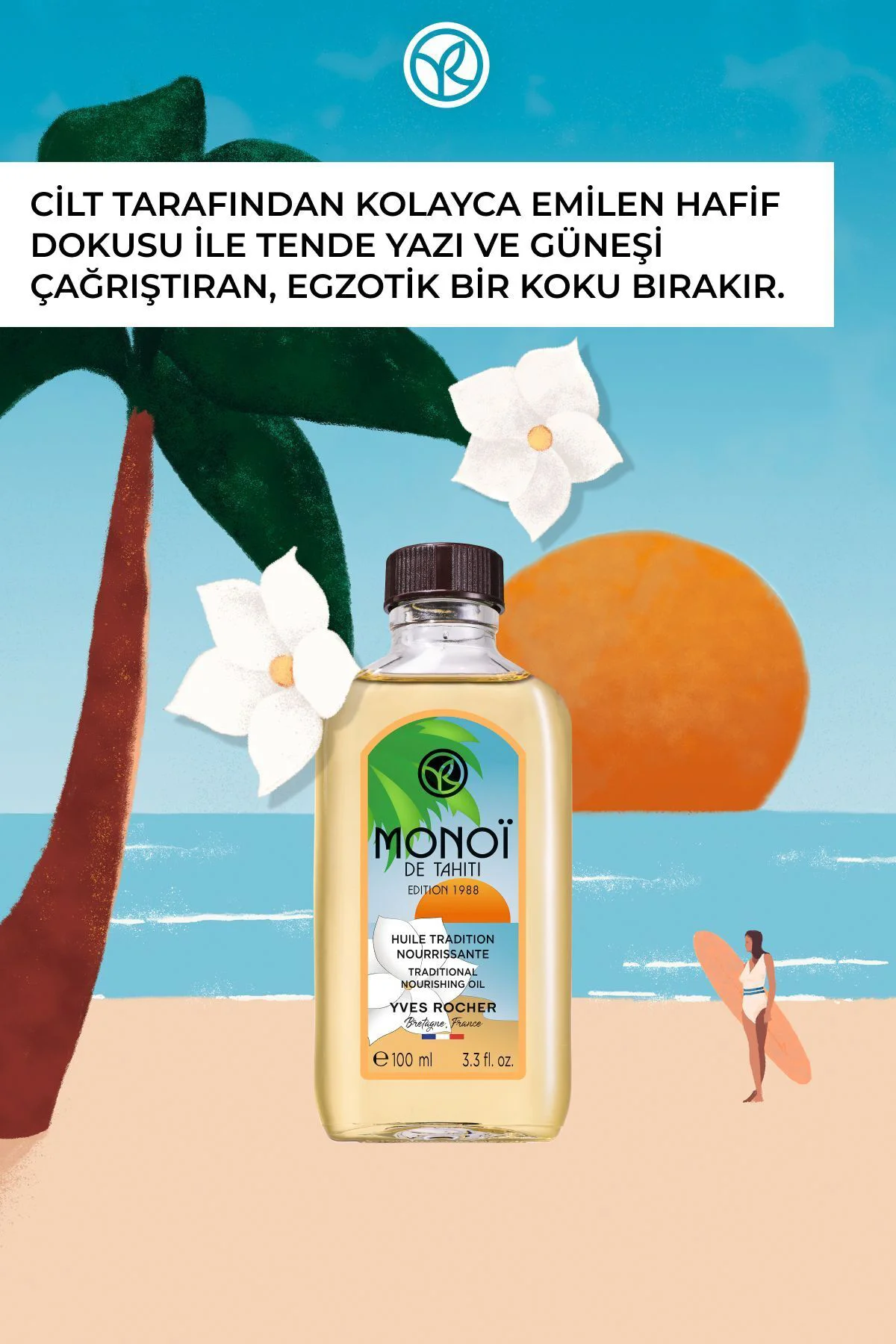 Monoi Saç ve Vücut Yağı-100 ml- 81225