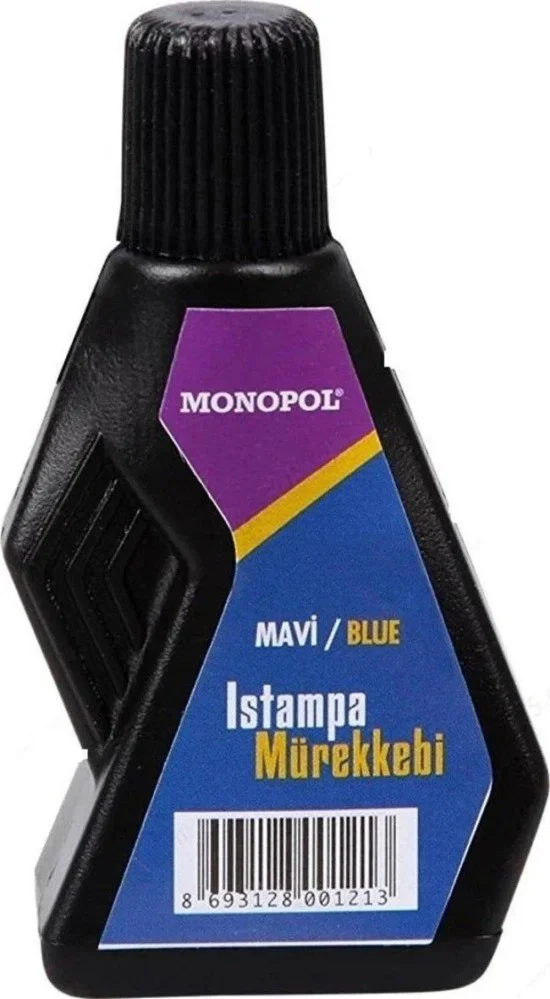Monopol Istampa Mürekkebi 500 CC Mavi 1125