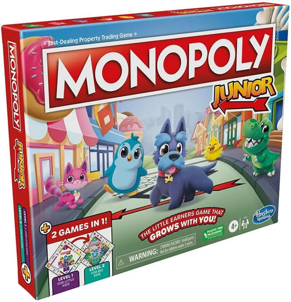 Monopoly Junior 2'si 1 Arada F8562
