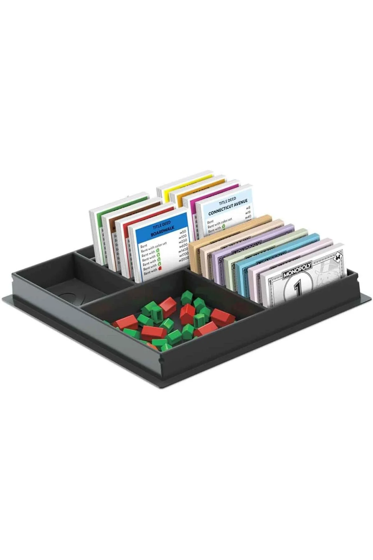 Monopoly Saklama Tepsili ve Daha Büyük Piyonlu Kutu Oyunu