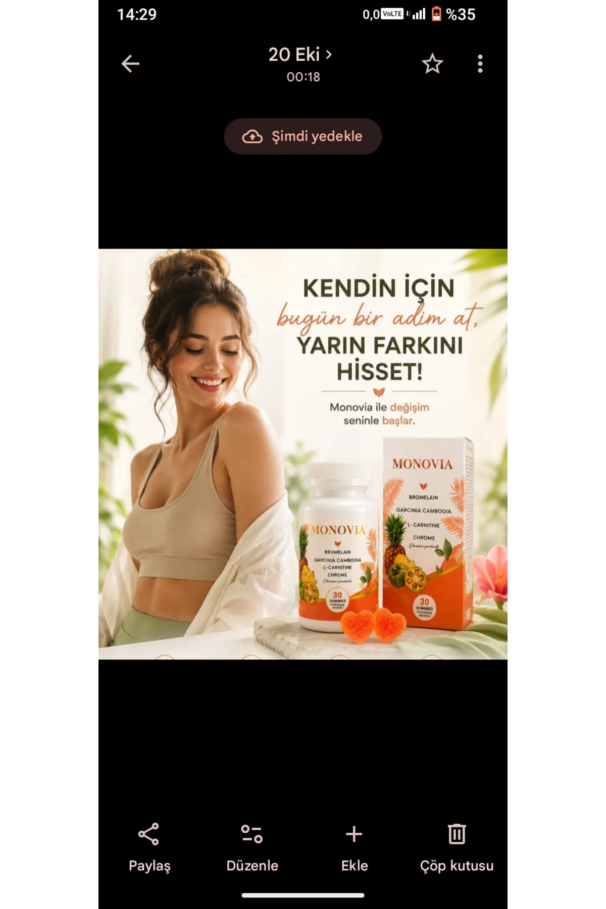 Monovia Gummy 30 Gün Jelibon Monovia Gummy 30 Gün Jelibon - Görsel 2
