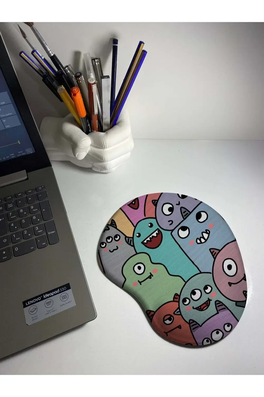 Monster Bilek Destekli Mouse Pad