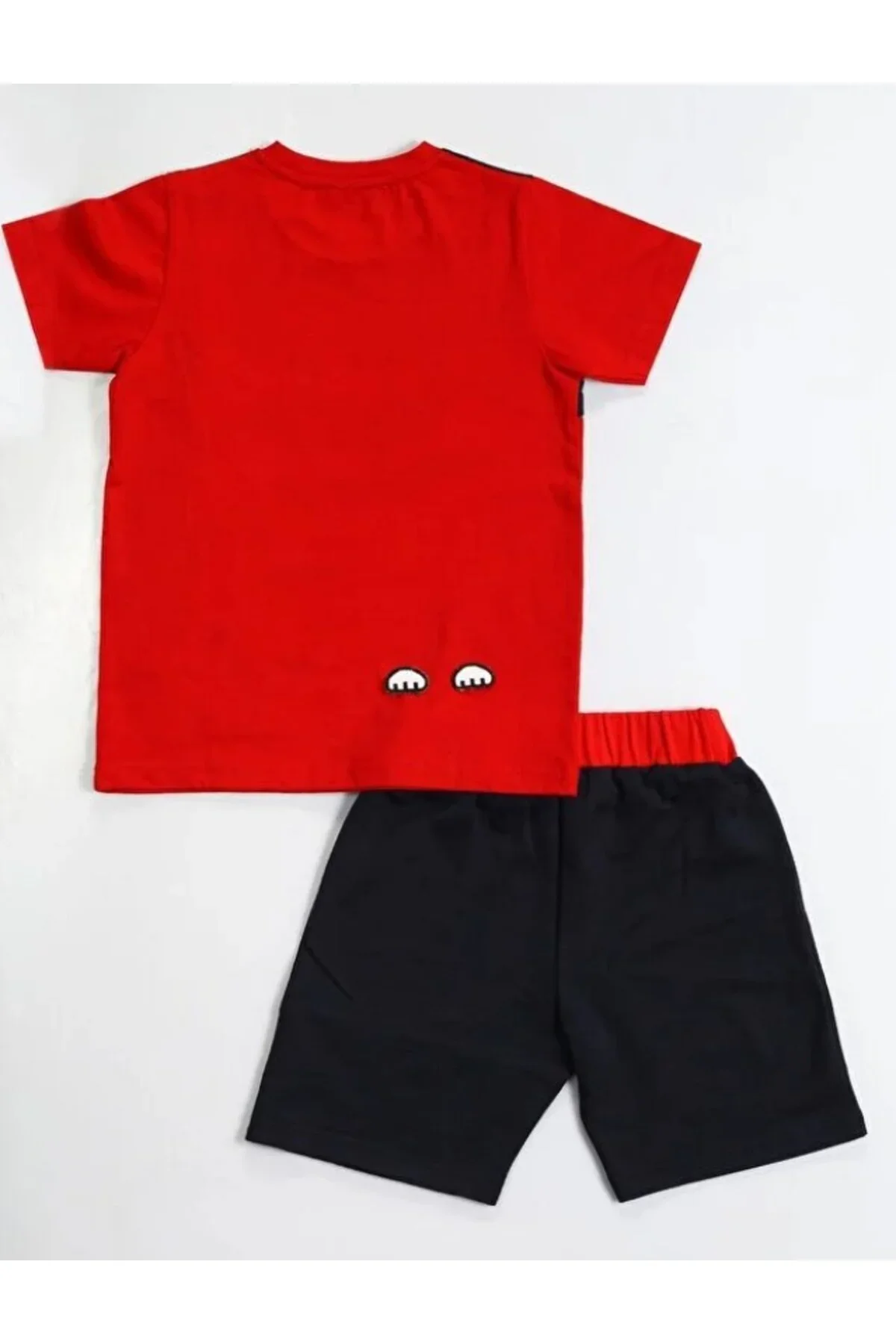 Monster Red Erkek Çocuk Şort Takım - Görsel 6