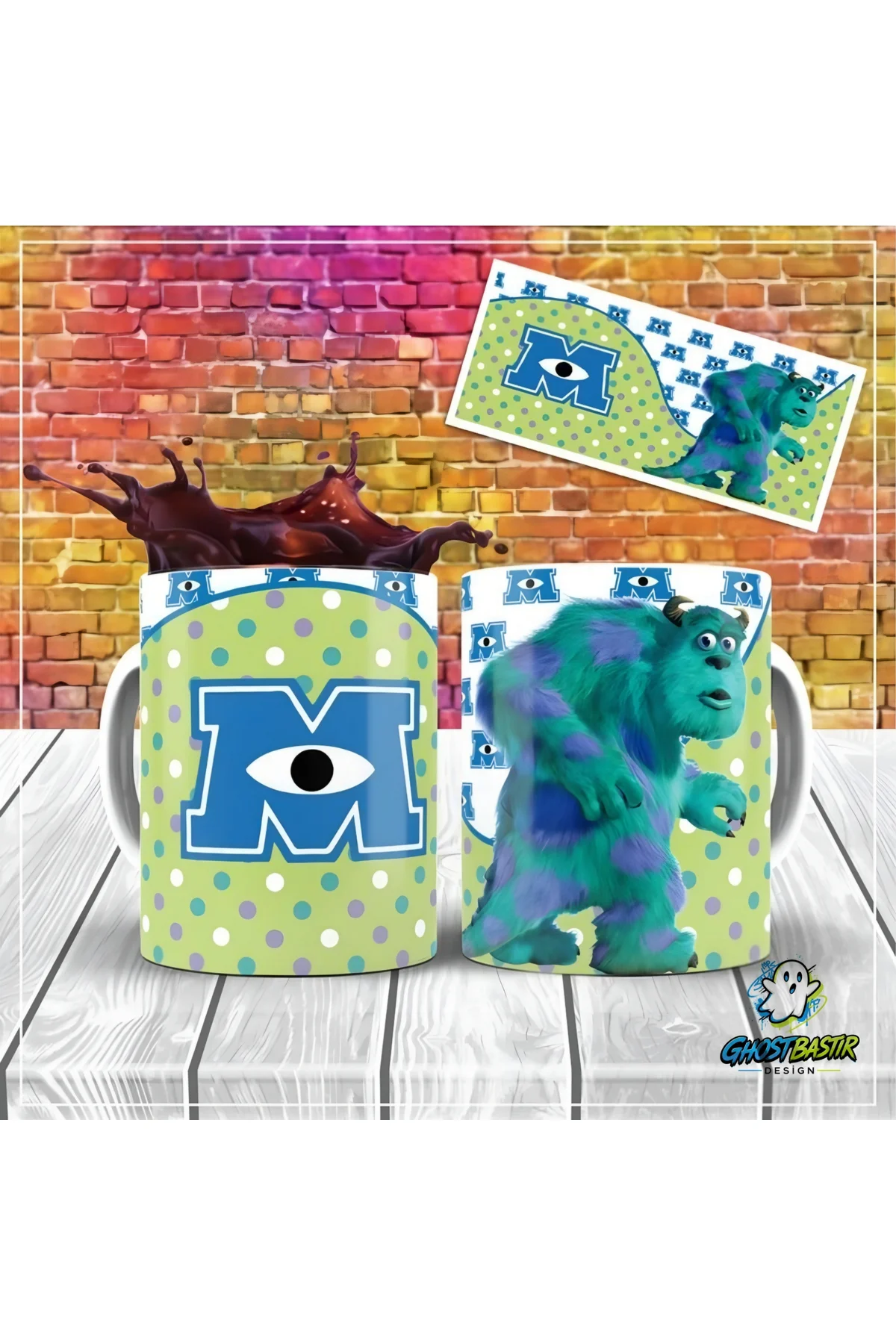 Monsters Kupa Bardak | Tek Adet K0328