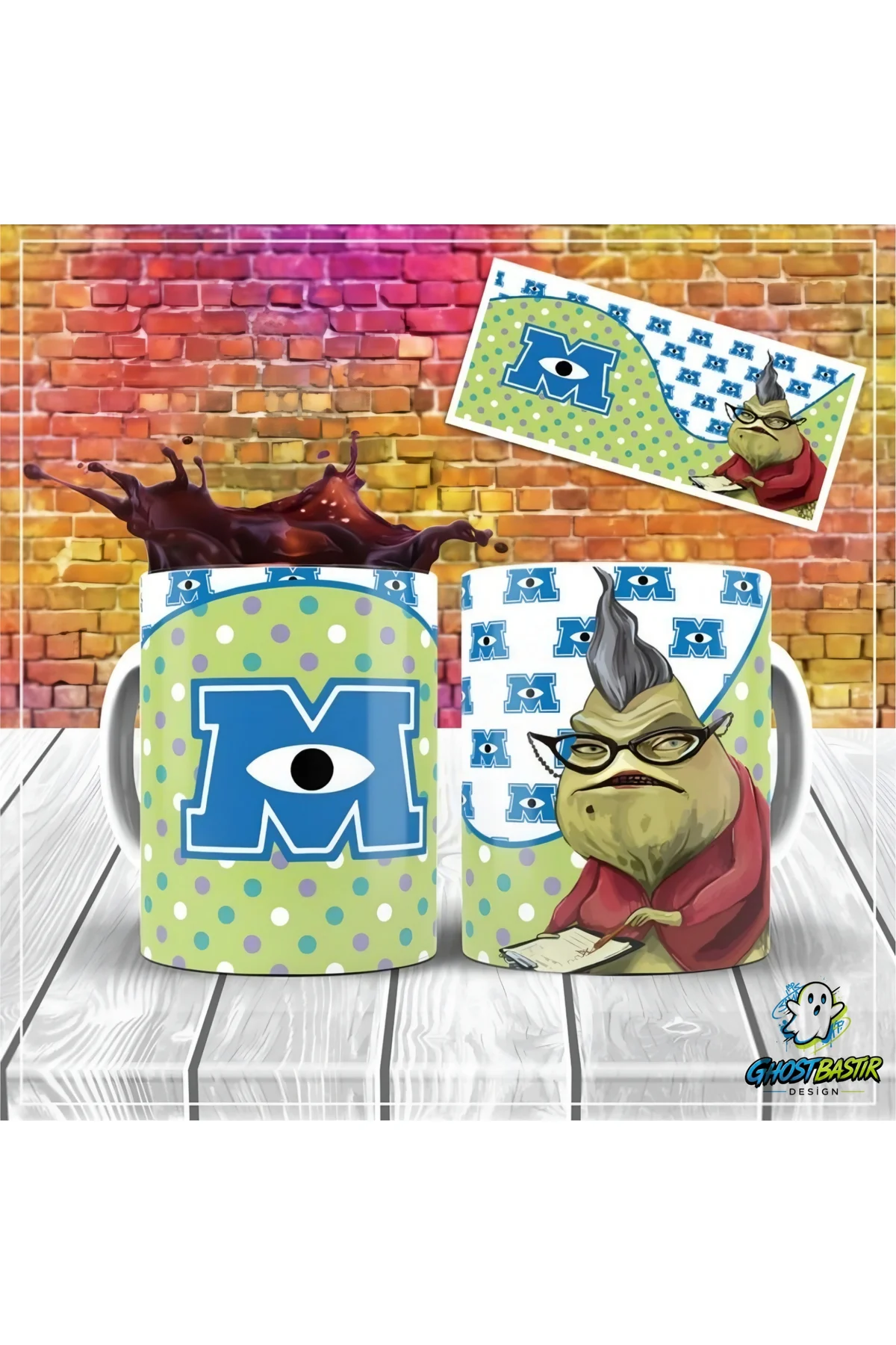 Monsters Kupa Bardak | Tek Adet K0331