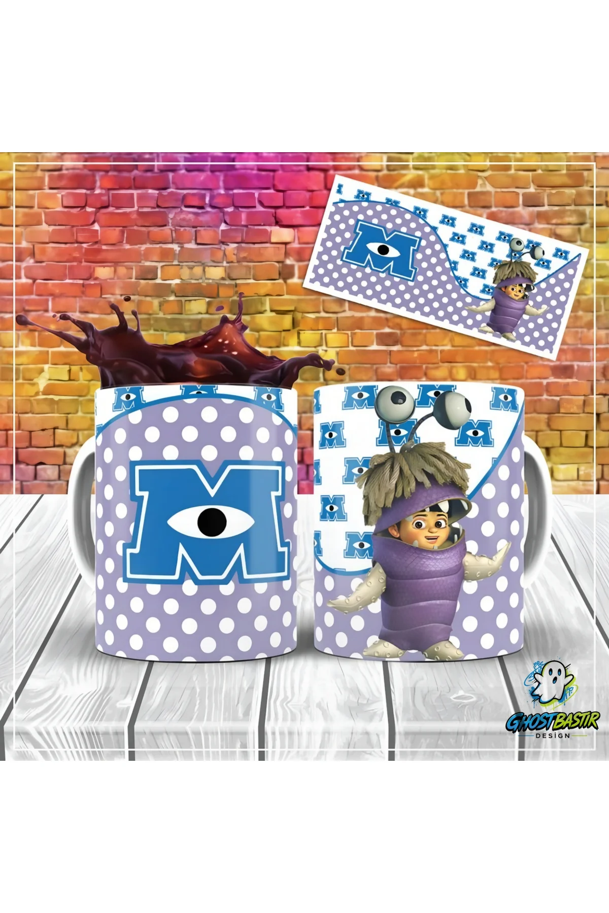 Monsters Kupa Bardak | Tek Adet K0329