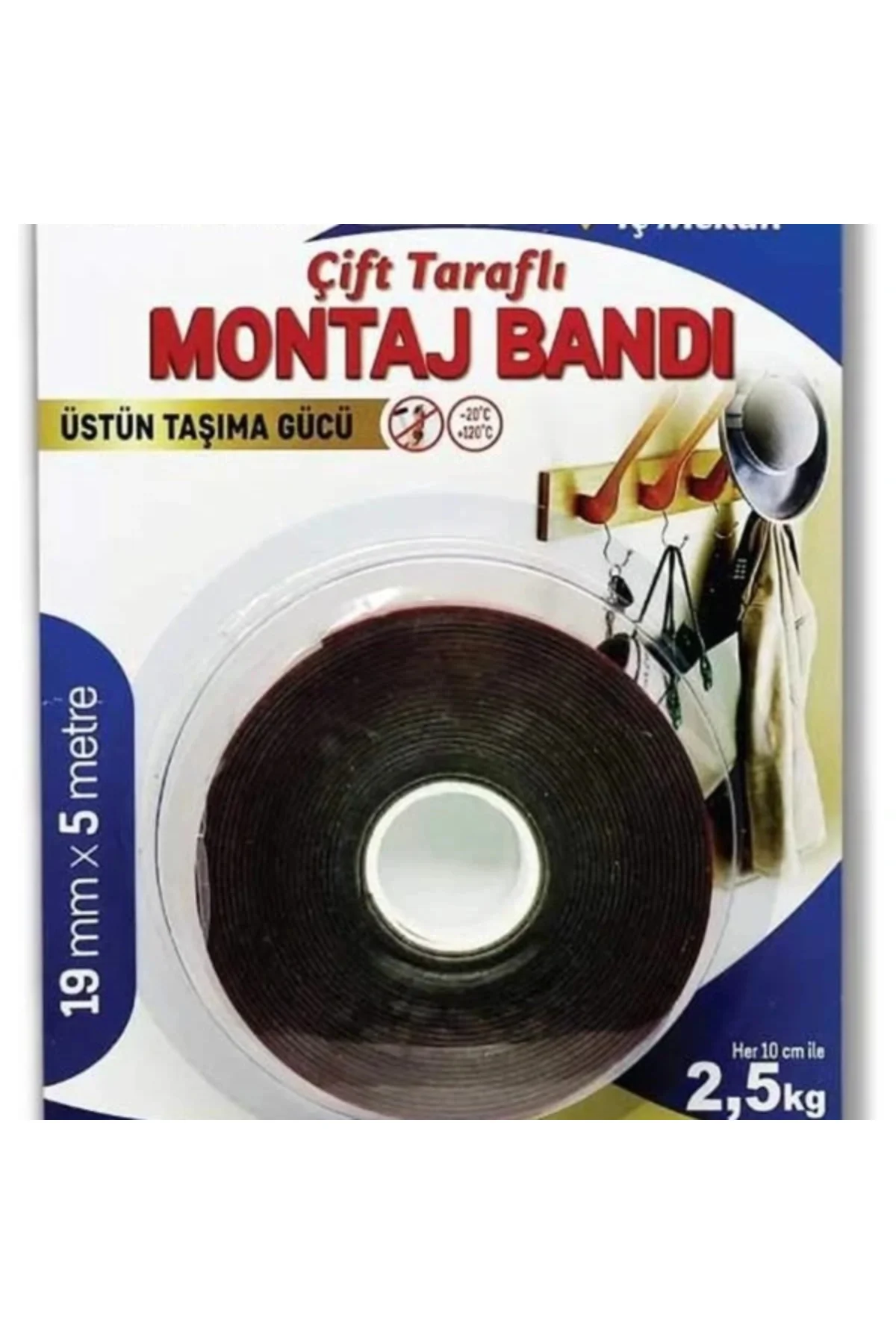 Montaj Bandı, Gri 19MMX5MT
