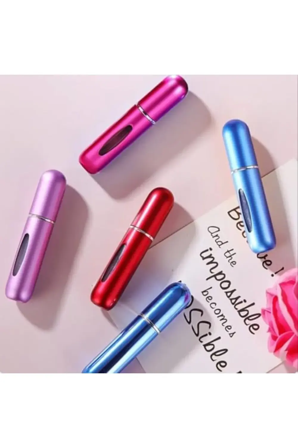 Monte Lua 4 Adet Pratik Doldurulabilir Mini Cep Parfüm Şişesi Alü