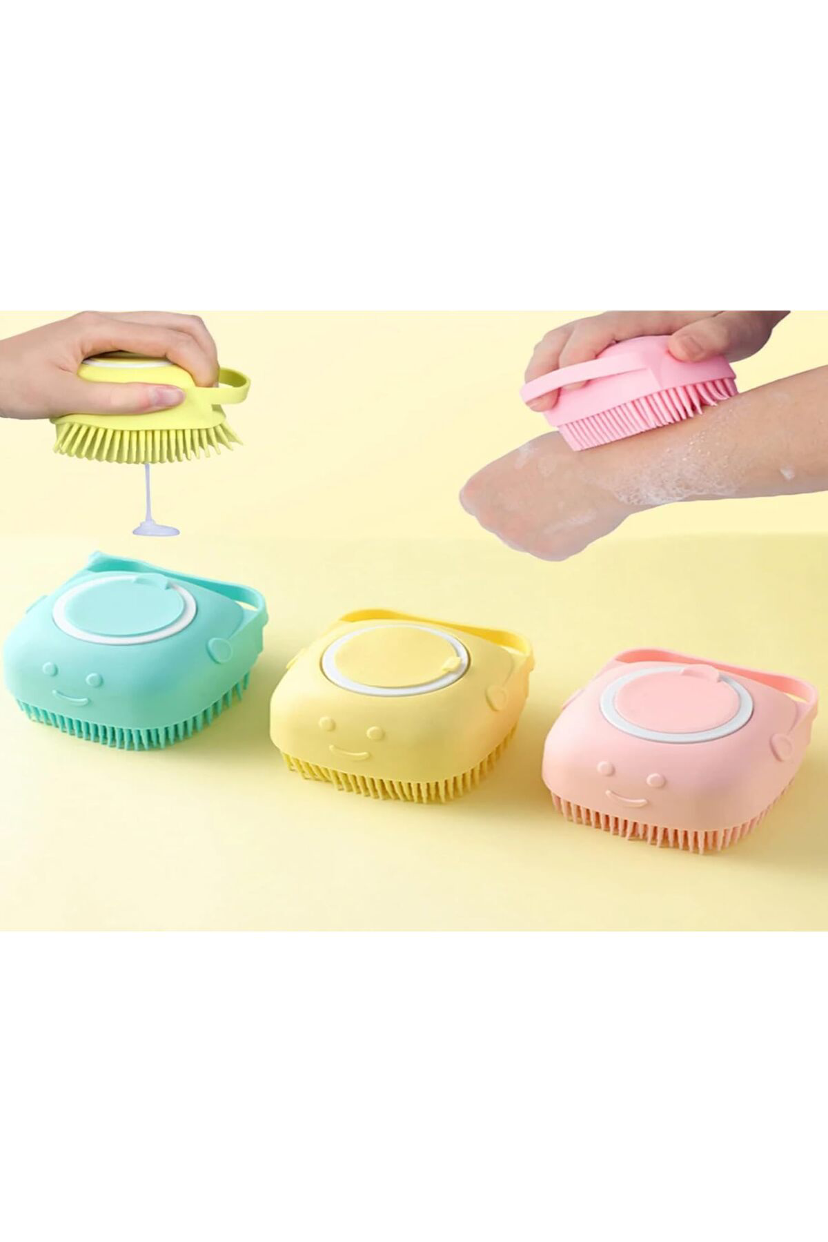 Monte Lua Çok Amaçlı Yumuşak Silikon Duş Lifi - Sabun Jel Şampuan