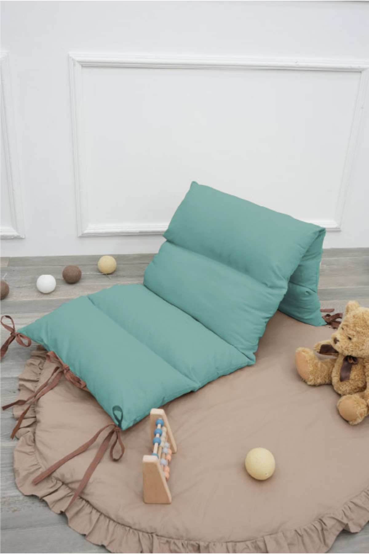 Mordesign Montessori Çocuk Oyun Minderi,Katlanabilir Yer Minderi,Anaokul/Kr