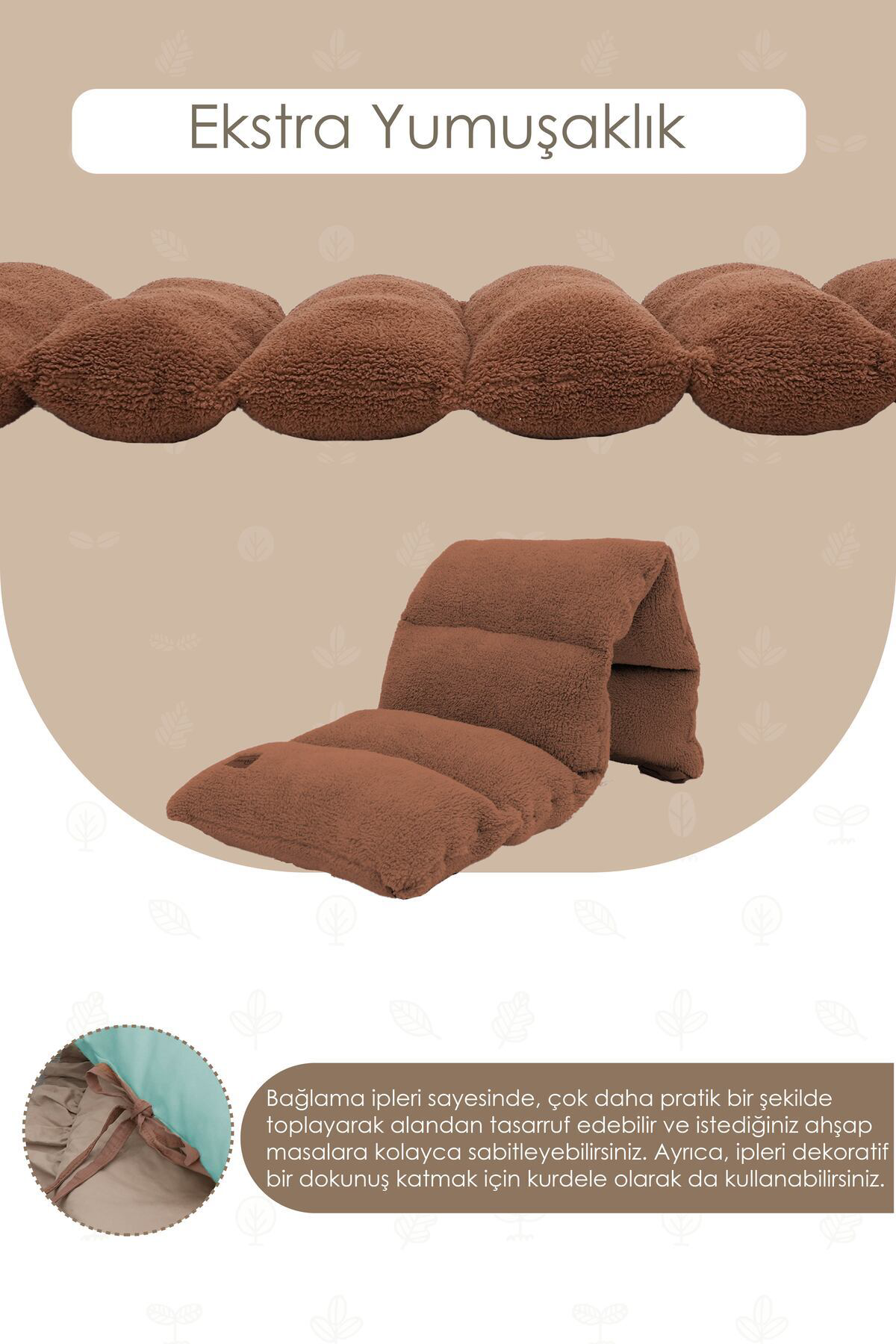 Mordesign Montessori Çocuk Oyun Minderi,Katlanabilir Kreş Yer Minderi, Uyku