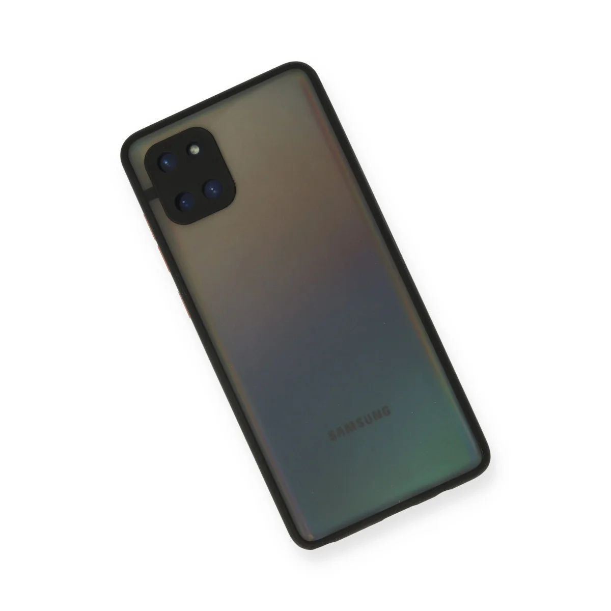 Montreal Silikon Kılıf - Galaxy A81 / Note 10 Lite Koruma Kapağı (Siyah)