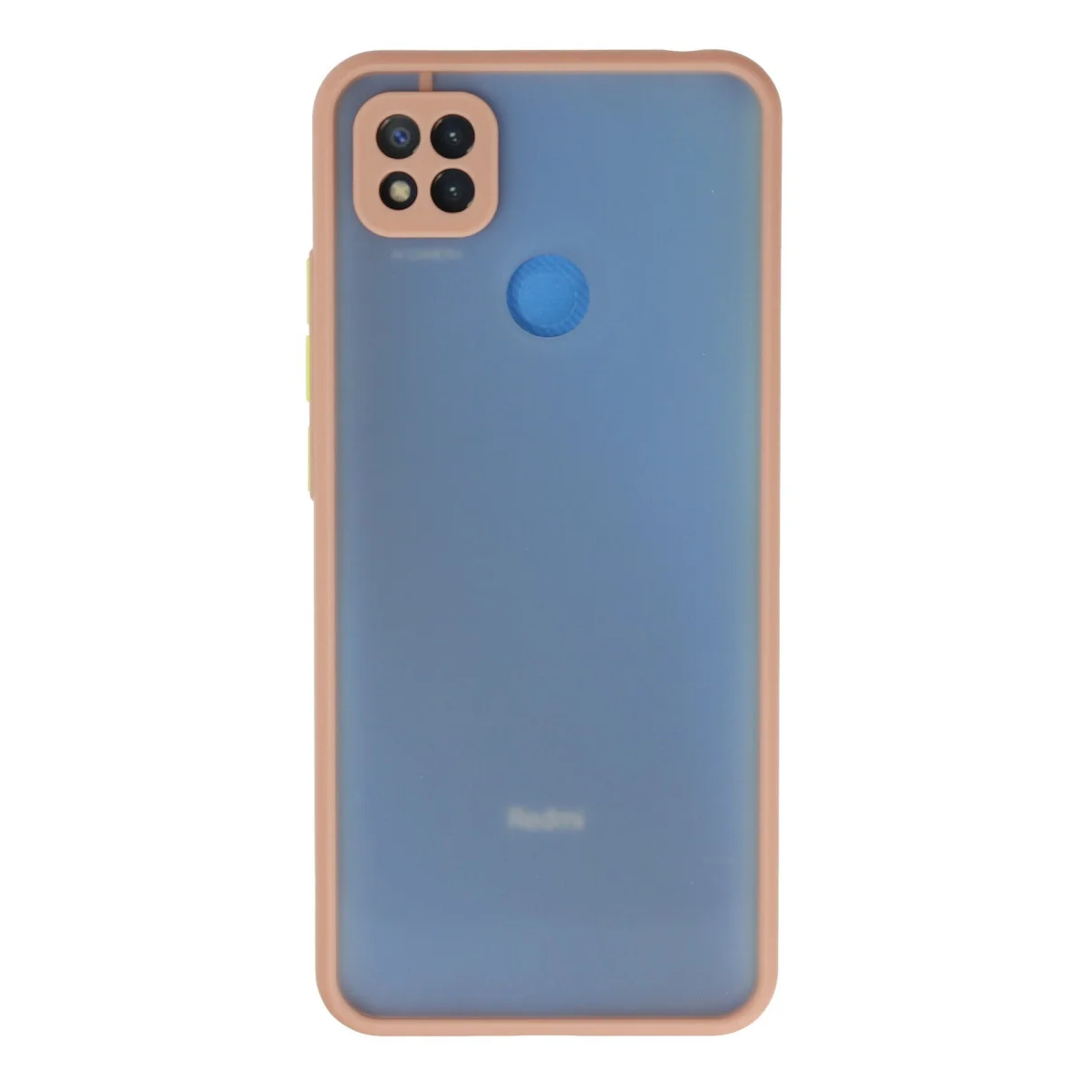 Montreal Silikon Kılıf Redmi 9C - Pembe Mat Transparan Darbe Emici Koruma