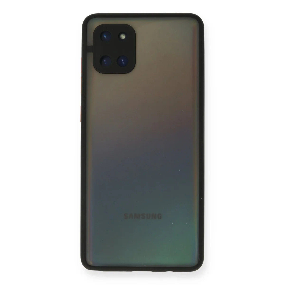 Montreal Silikon Kılıf - Galaxy A81 / Note 10 Lite Koruma Kapağı (Siyah)