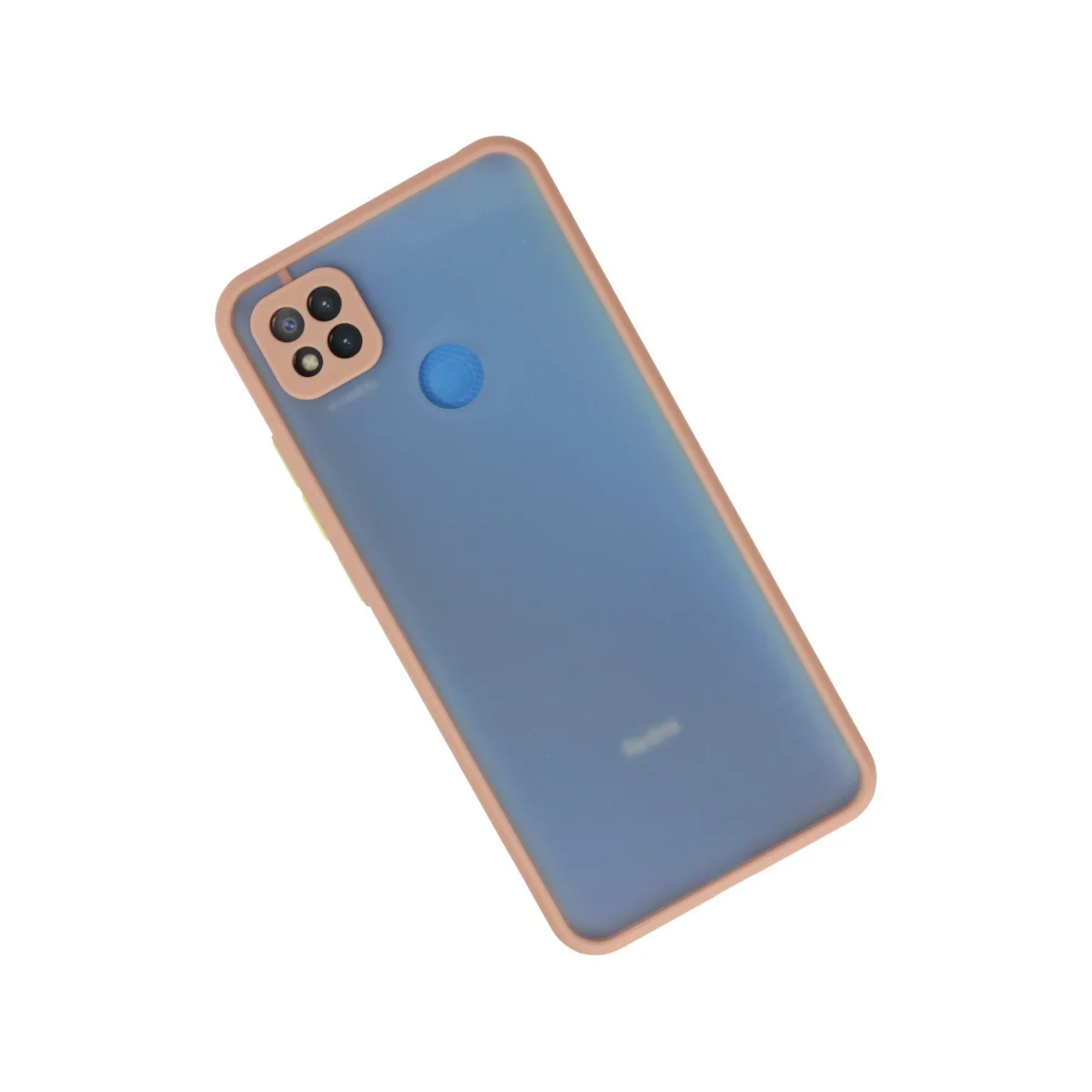 Montreal Silikon Kılıf Redmi 9C - Pembe Mat Transparan Darbe Emici Koruma