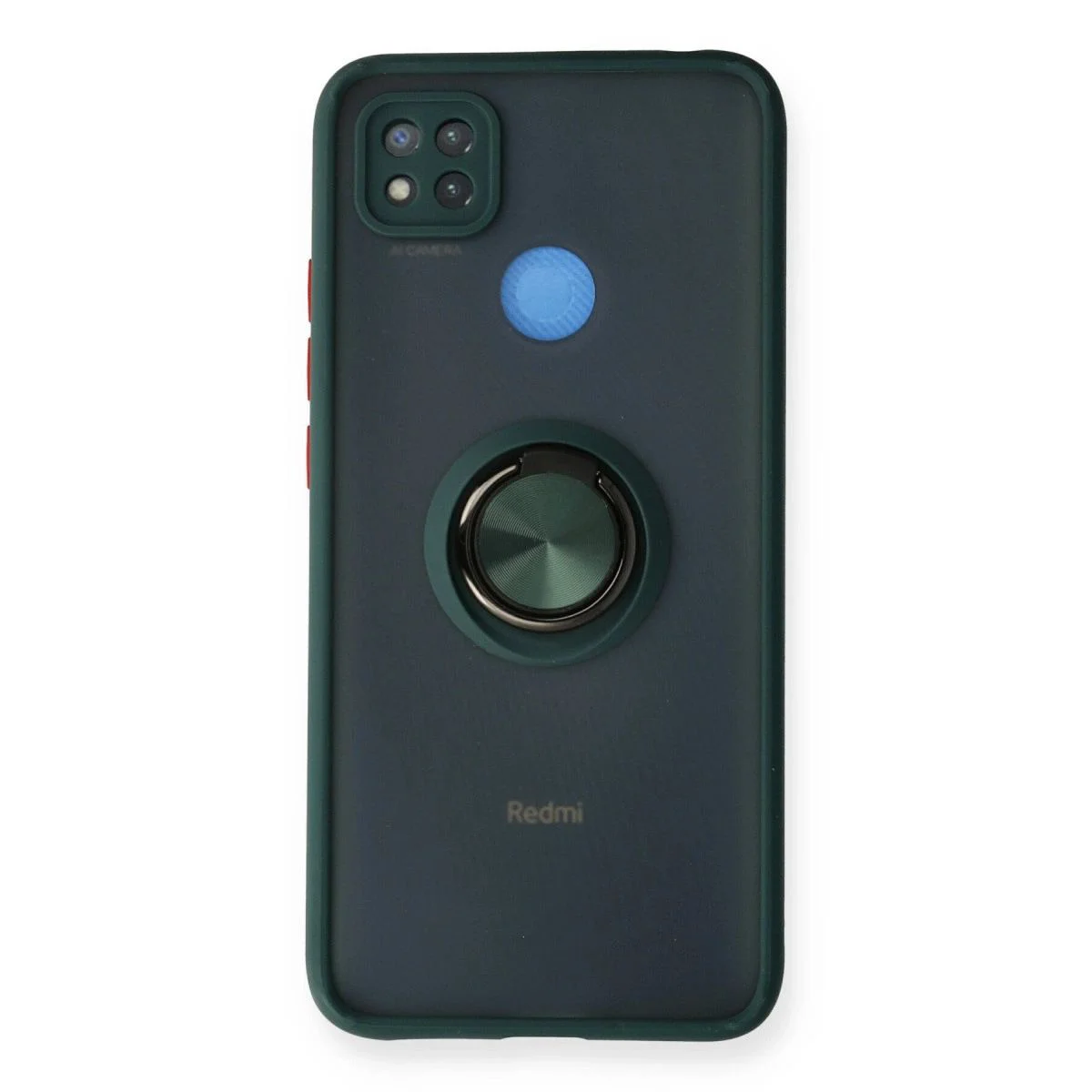 Montreal Yüzüklü Silikon Kılıf Xiaomi Redmi 9c ile Uyumlu - Yeşil Darbe Korumalı Standlı Kapak Fiyatı, Yorumları ve Özellikleri