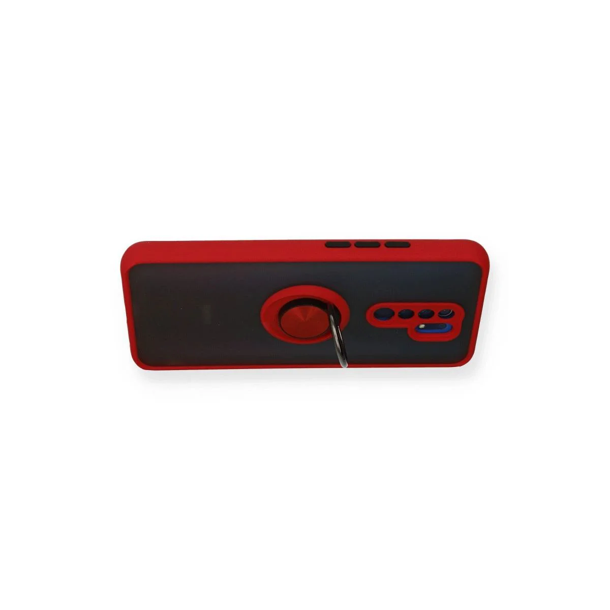 Montreal Yüzüklü Silikon Kılıf Xiaomi Redmi 9 ile Uyumlu - Kırmızı Darbe Korumalı Standlı Kapak Montreal Yüzüklü Silikon Kılıf Xiaomi Redmi 9 ile Uyumlu - Kırmızı Darbe Korumalı Standlı Kapak