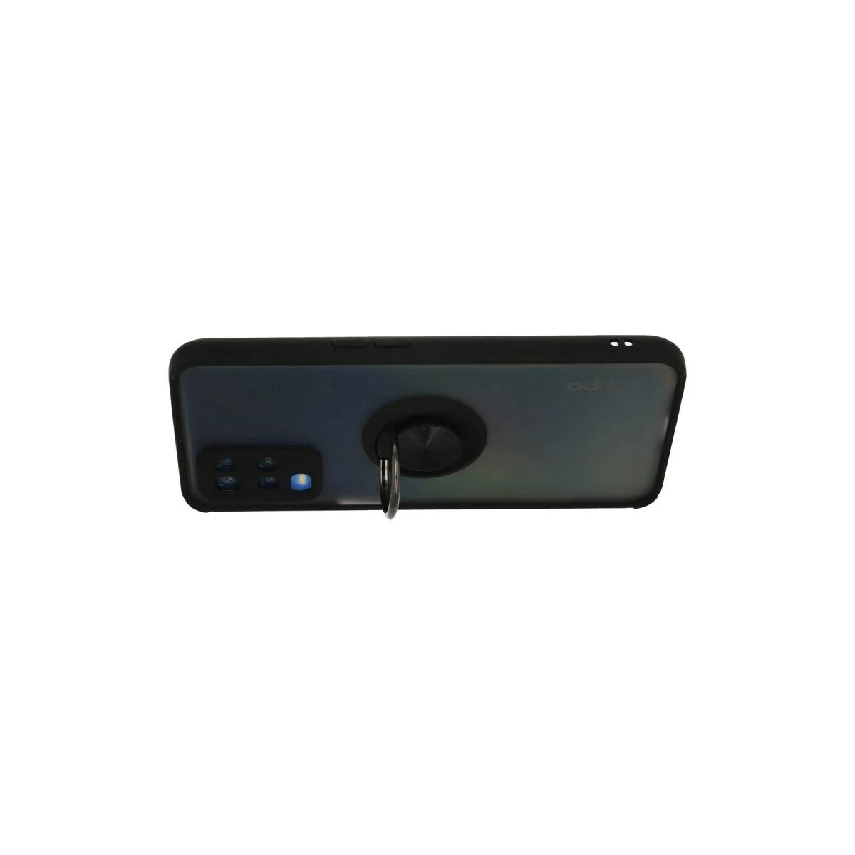 Montreal Yüzüklü Silikon Kılıf - Oppo A54 4G ile Uyumlu Siyah Darbe Koruyucu Kapak Montreal Yüzüklü Silikon Kılıf - Oppo A54 4G ile Uyumlu Siyah Darbe Koruyucu Kapak