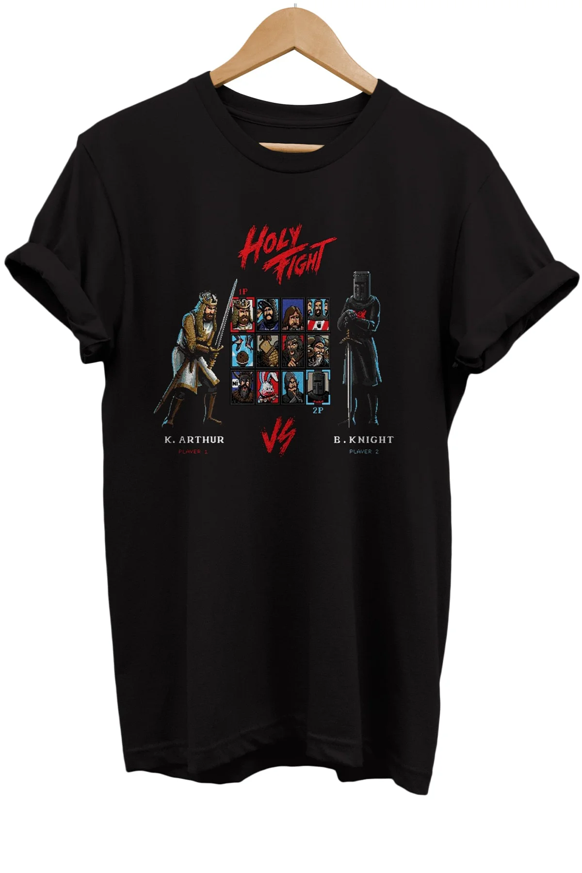 Monty Python Baskılı %100 Pamuk Basic T-shirt Normal Beden Tişört