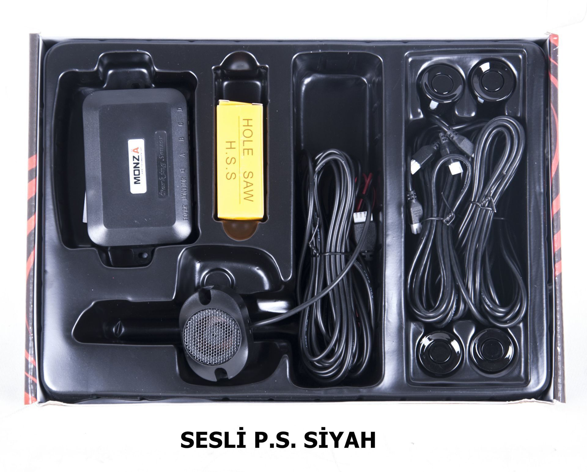 Drs Tuning Monza Sesli Uyumlu Park Sensörü Siyah