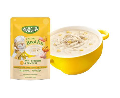 Moochie Parça Tavuk Etli Ve Balkabakli Tahilsiz Kedi Çorbasi 40Gr Moochie Parça Tavuk Etli Ve Balkabakli Tahilsiz Kedi Çorbasi 40Gr