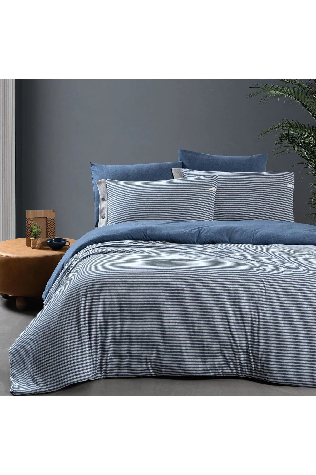 Mood Comfort Castile Çift Kişilik Nevresim Takımı Mavi
