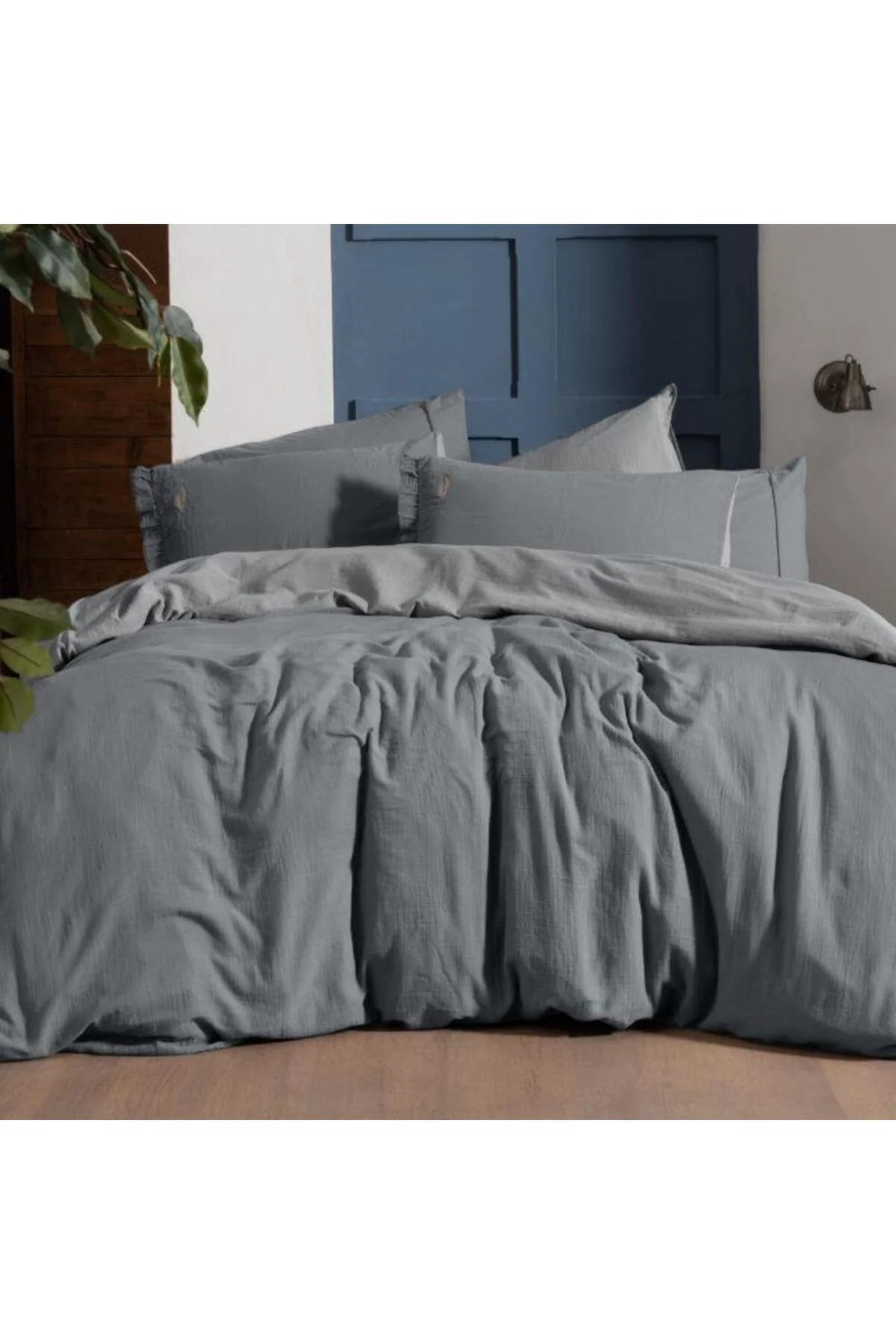 Mood Comfort Kenyon Çift Kişilik Nevresim Takımı Gri