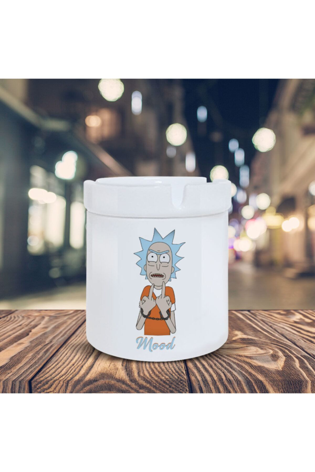 Asilmeydan Mood Küllük Rick And Morty Baskılı Kül Tablası K-152