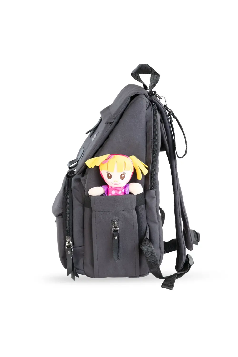 Moon Bebek Bakım Sırt Çantası - Koyu Gri