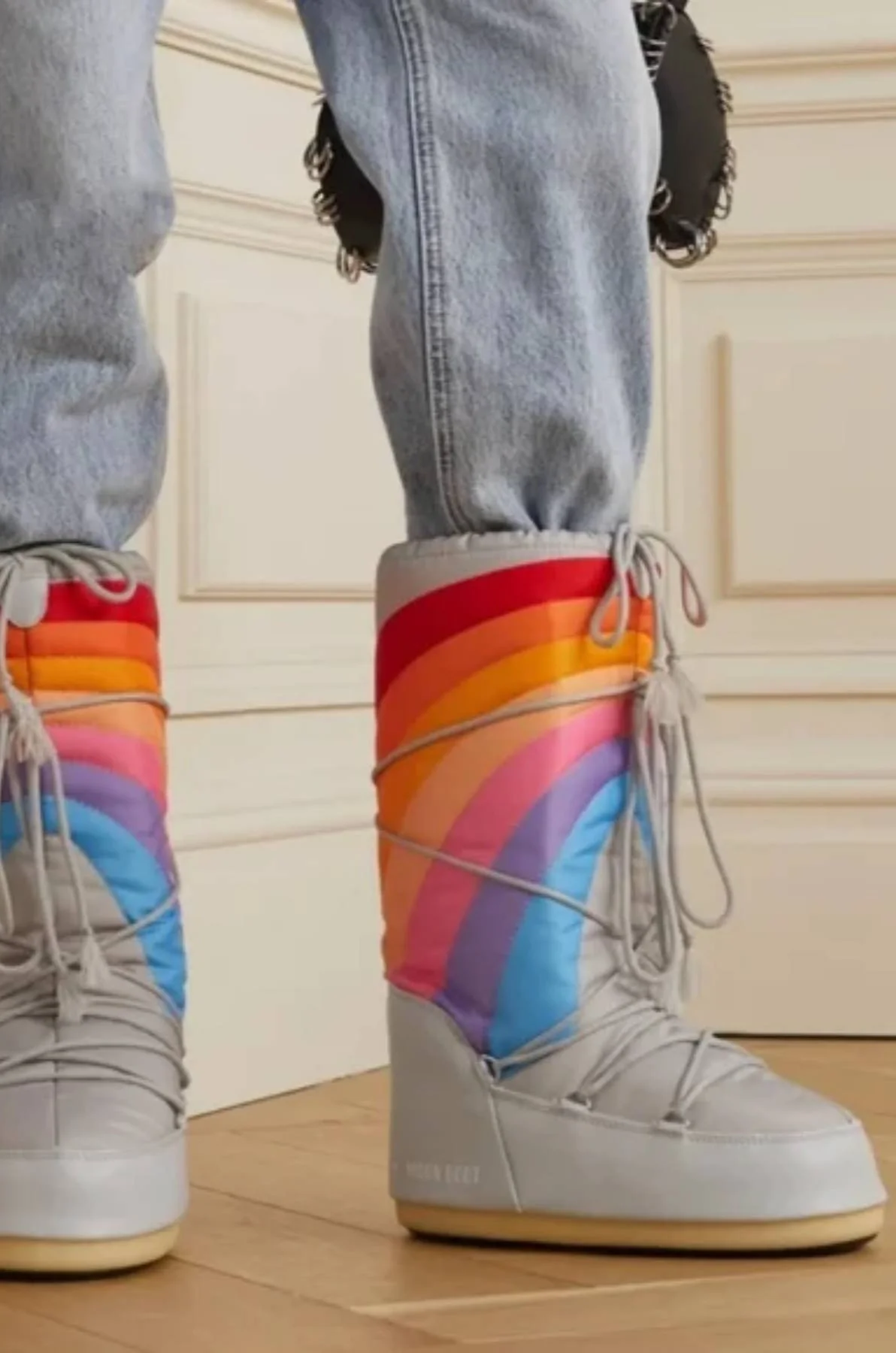 Moon Boot Mb Icon Rainbow Gray Snowboot Gökkuşağı Renkli Kadın Uzun Bot Gri Fiyatı, Yorumları ve Özellikleri