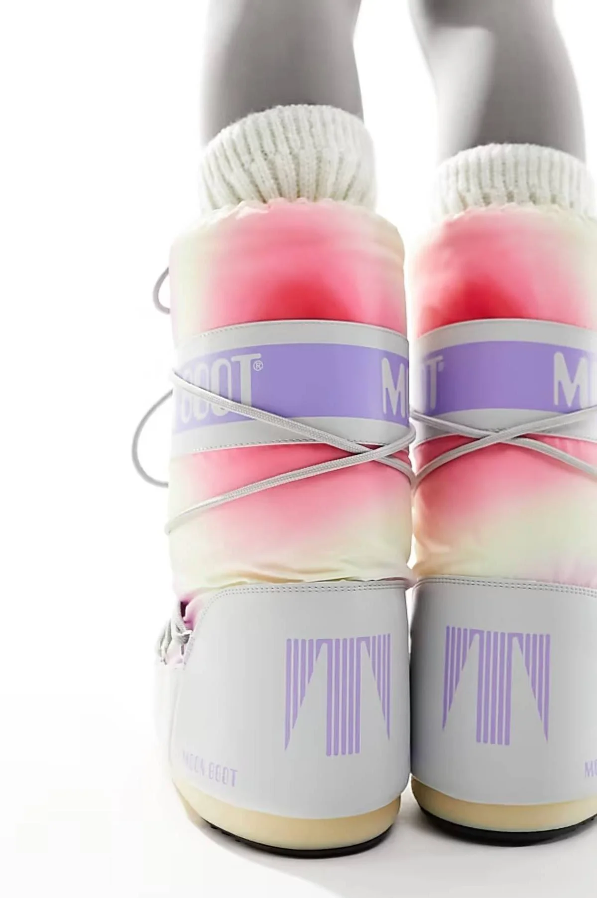 Moon Boot Mb Icon Tie Dye Glacier Gray Snowboot Mor Kırmızı Sarı Batik Kadın Uzun Bot Gri Fiyatı, Yorumları ve Özellikleri